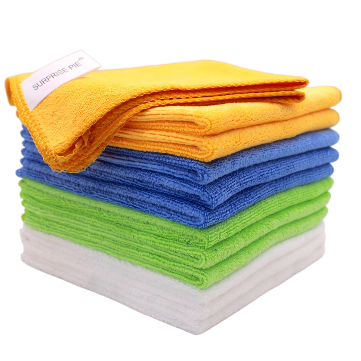 Microfiber Ultra Absorbent 400 GSM Microfiber Cleaning Cloths (12 Count)