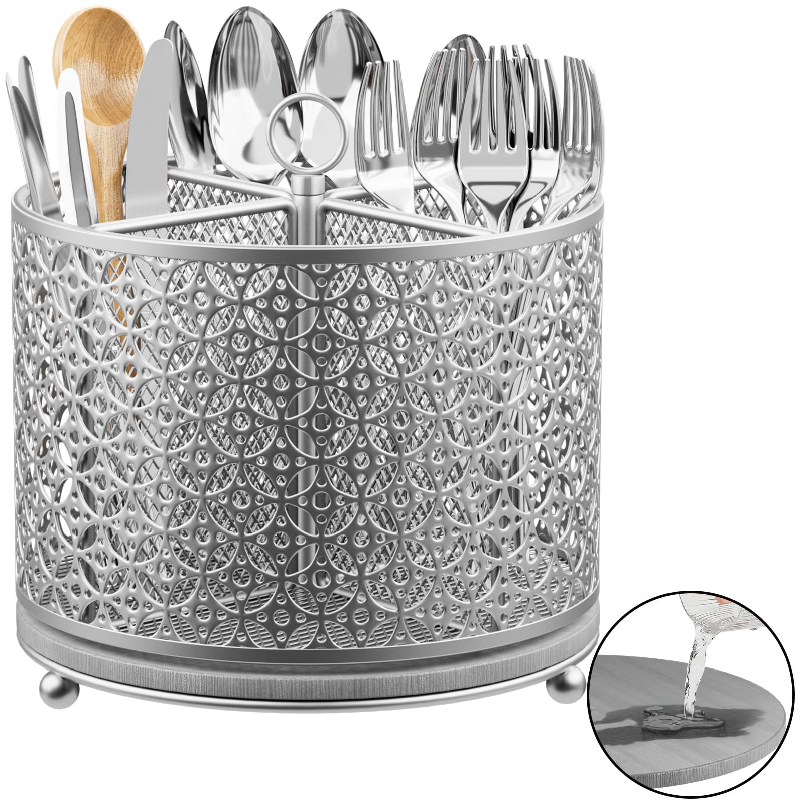 360° Rotating Kitchen Utensil Holder