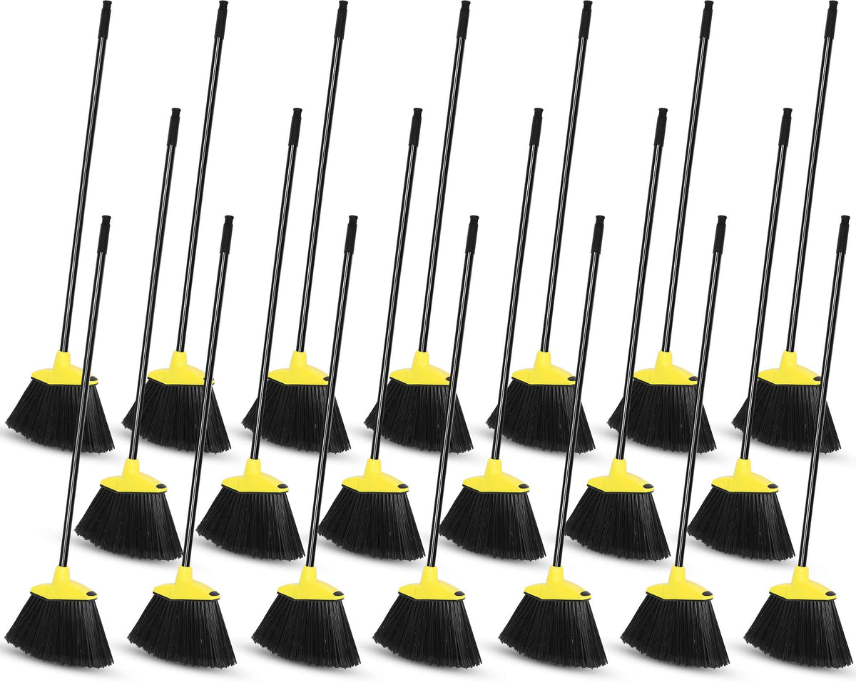 20 Pcs Heavy Duty Broom Commercial Outdoor Indoor (20 Count)
