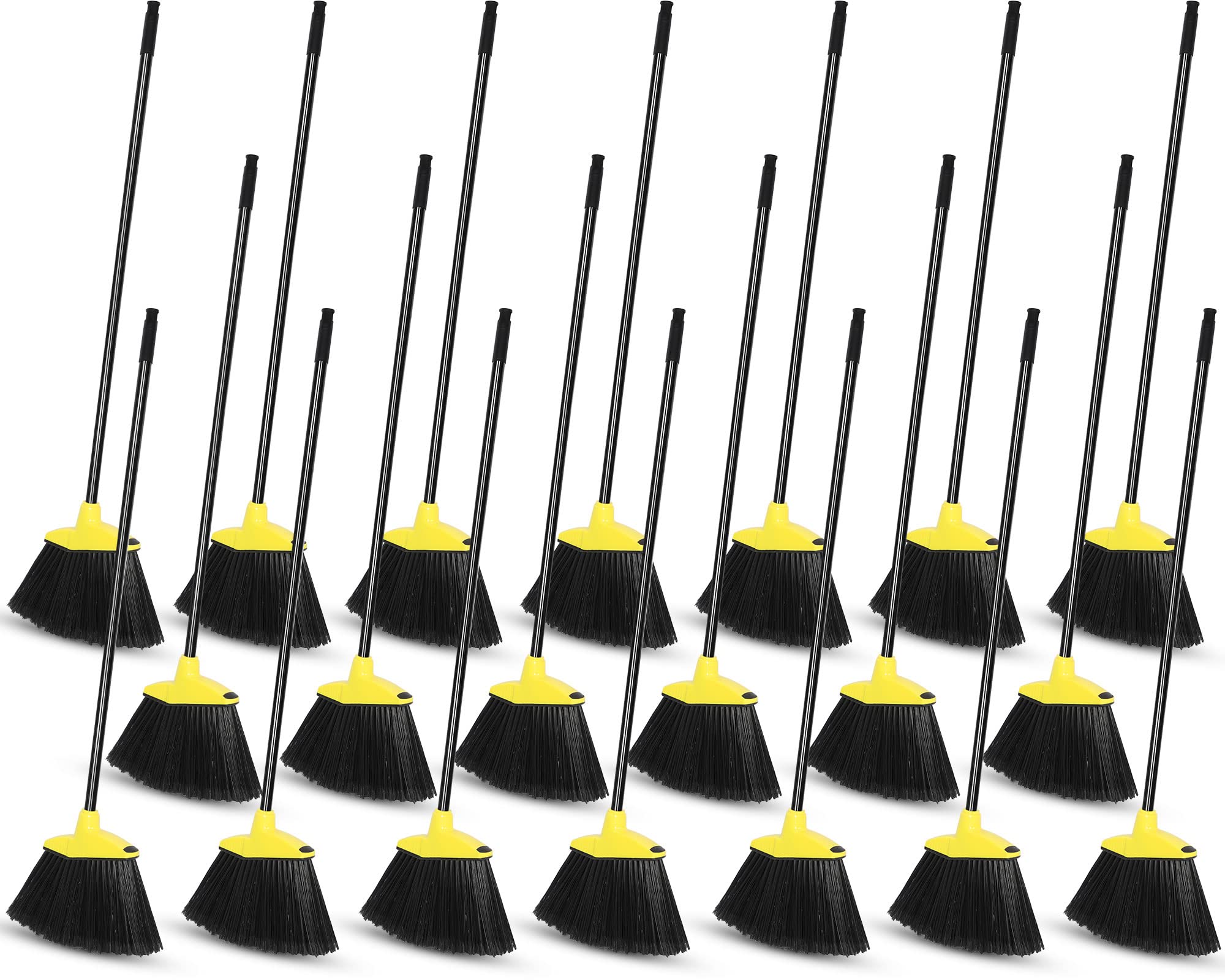 20 Pcs Heavy Duty Broom Commercial Outdoor Indoor (20 Count)