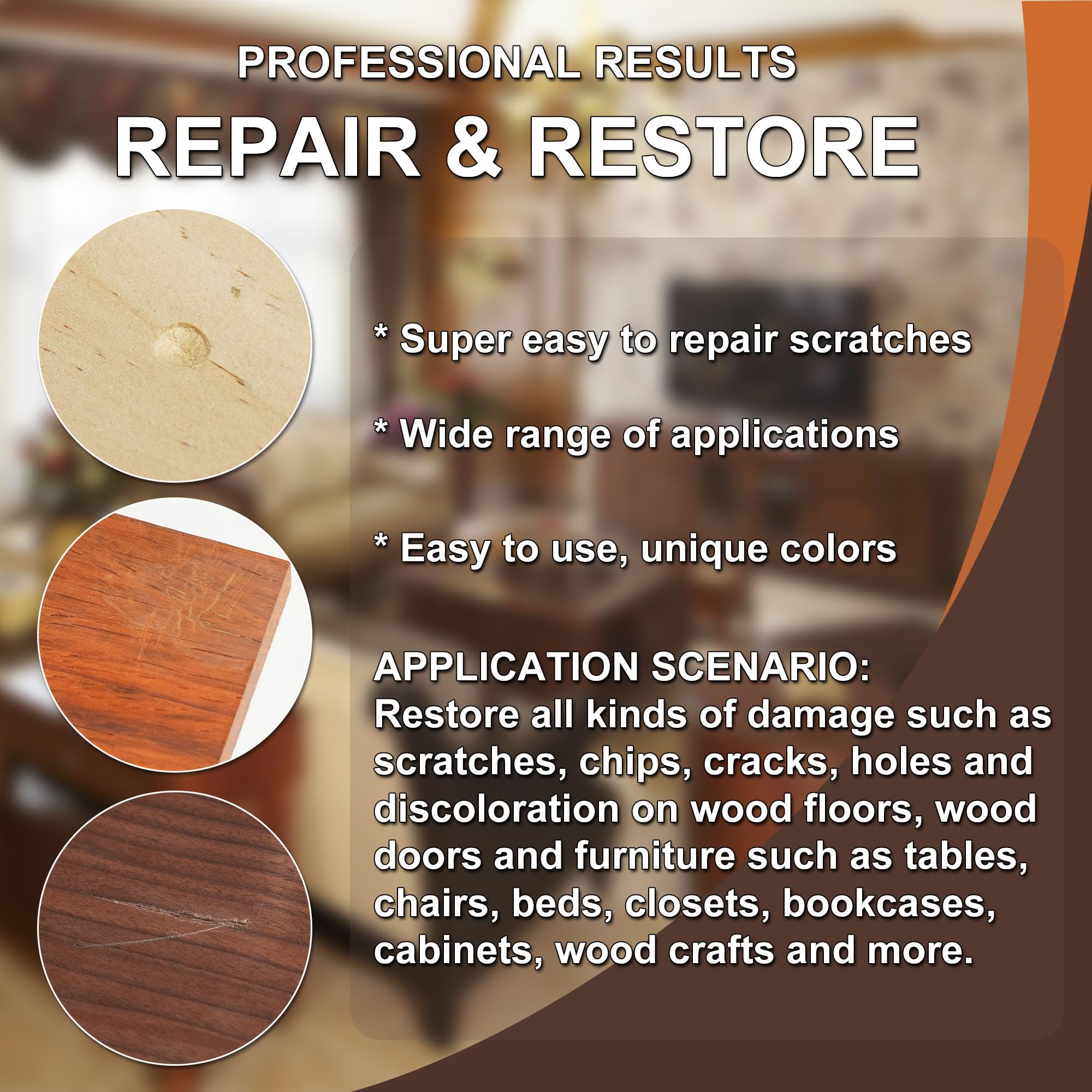 Wood Furniture Repair Kit