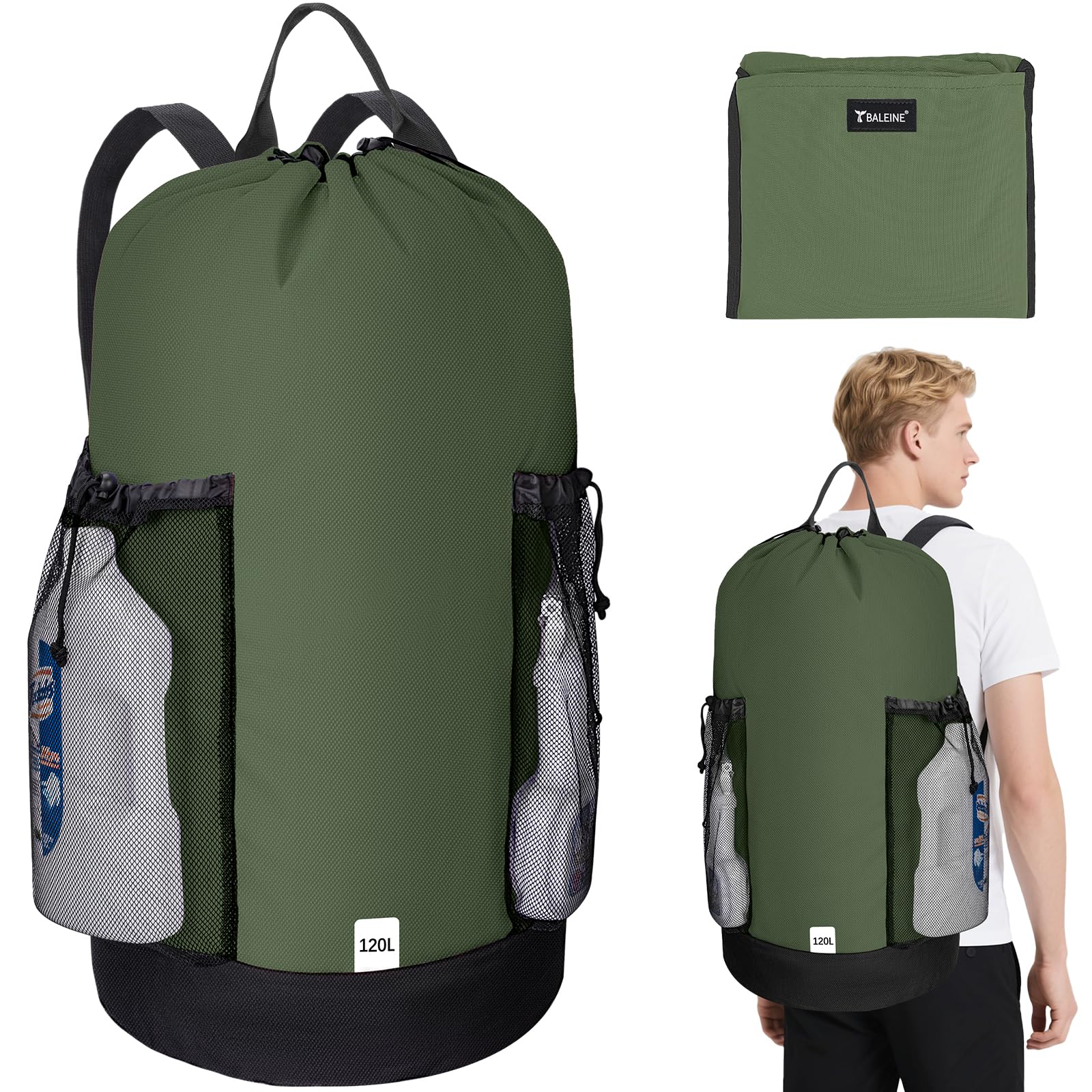 120L Laundry Bag Backpack
