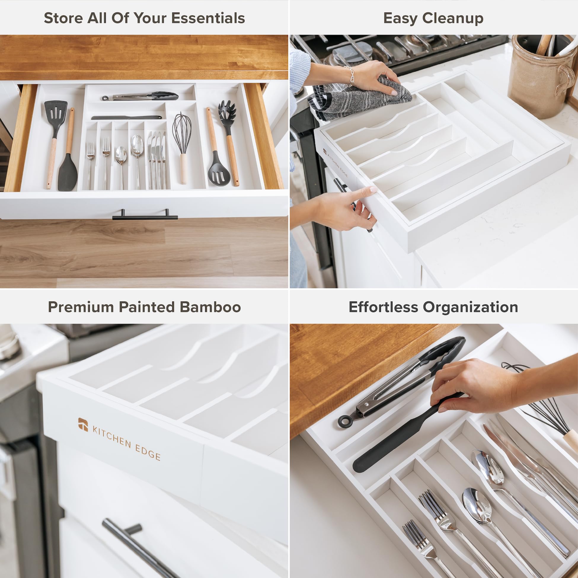 Silverware & Utensil Drawer Organizer