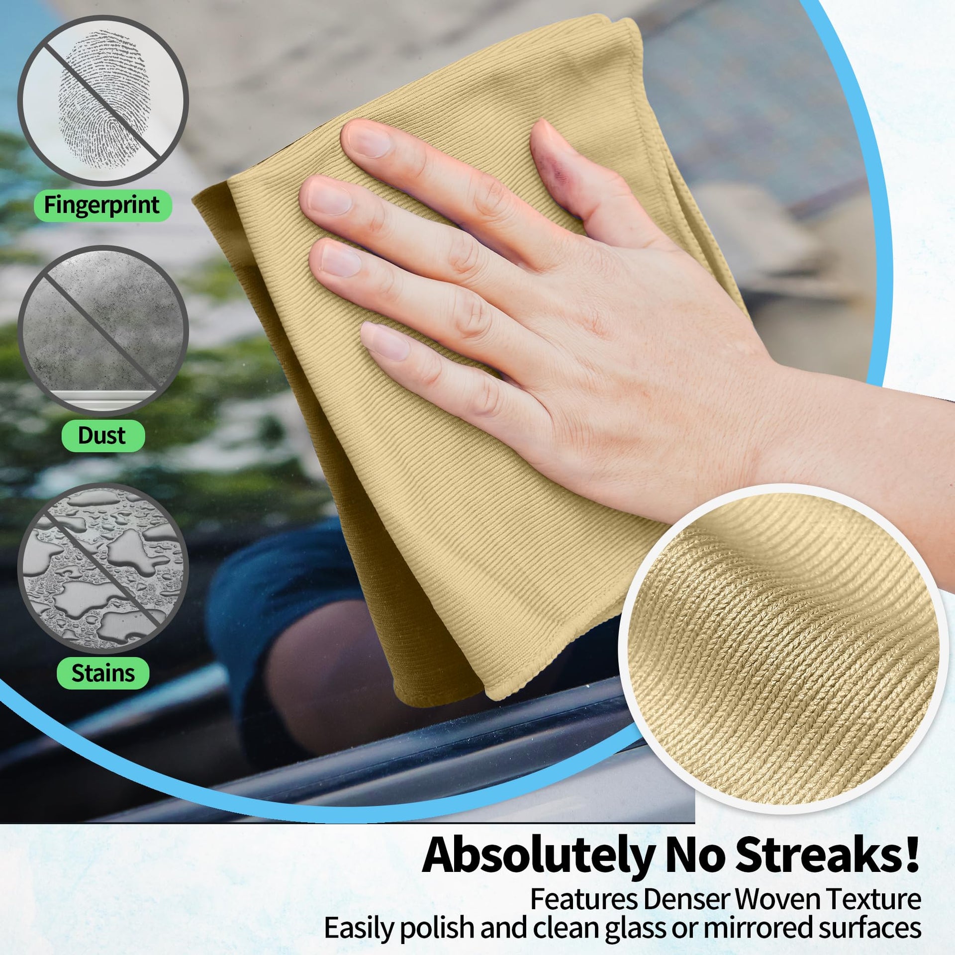 Microfiber Cleaning Cloth (12 Count)