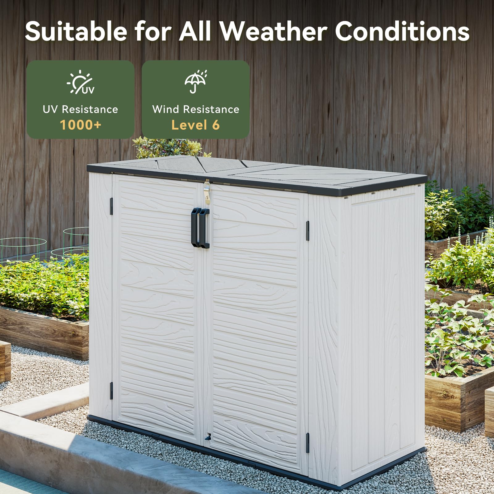 Horizontal Storage Sheds 41 Cu.ft