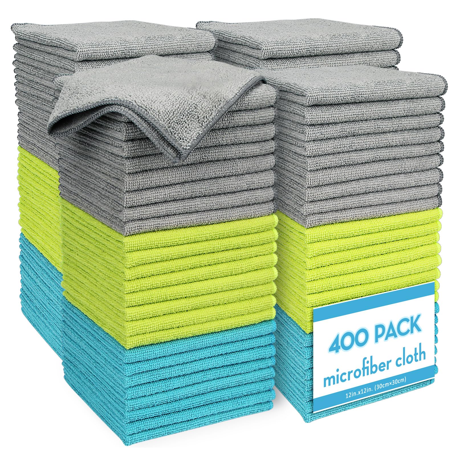 Microfiber Cleaning Cloth (400 Count)