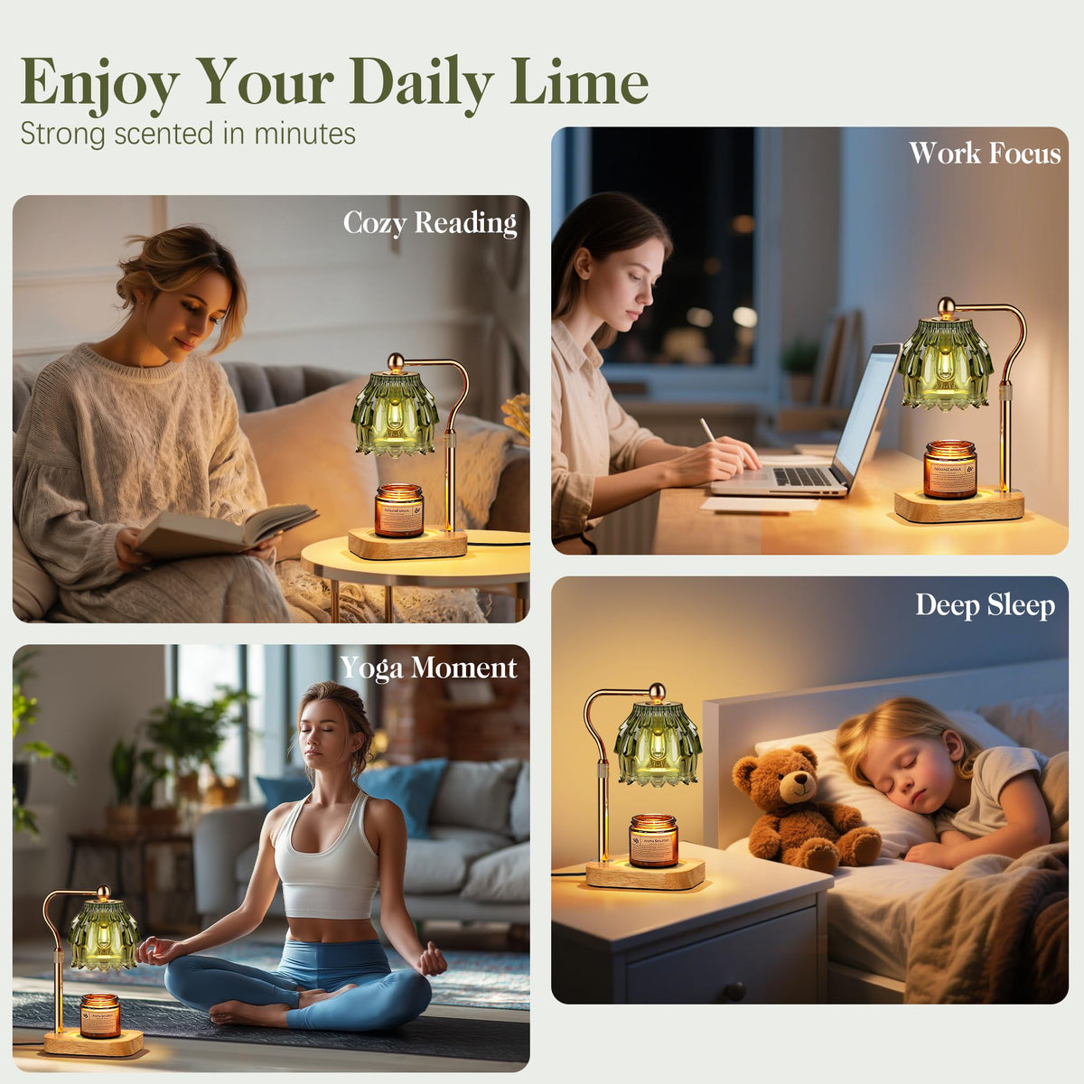 Candle Warmer Lamp with Timer Dimmer