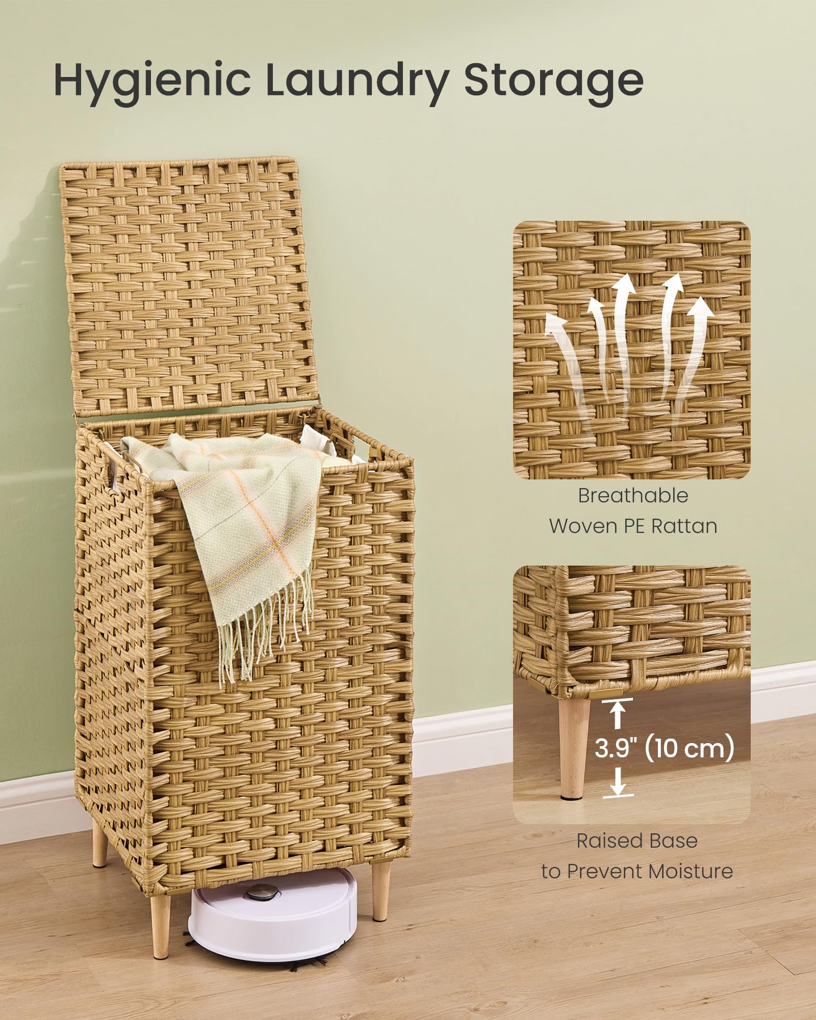 Laundry Hamper with Lid
