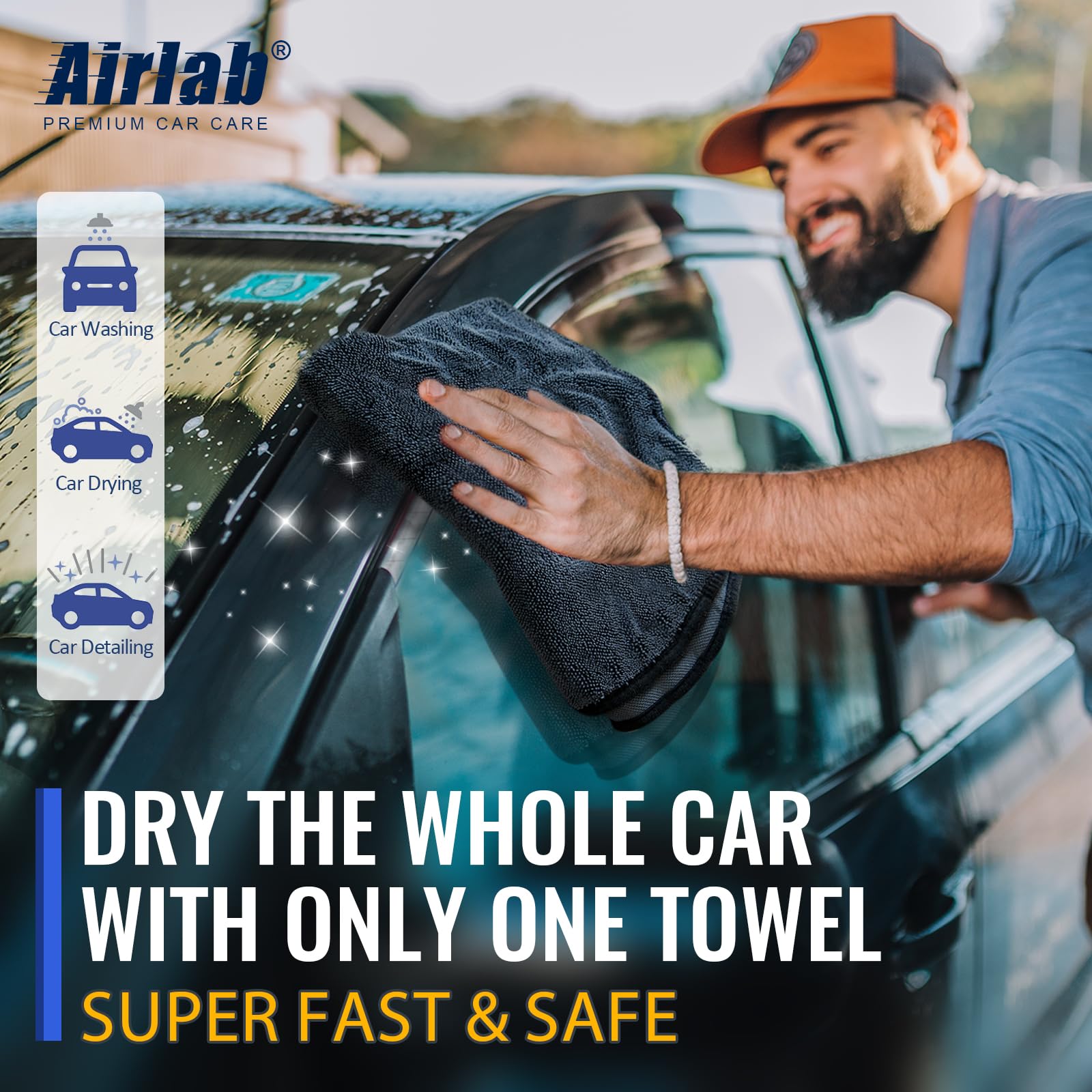 Microfiber Towels Cars Wash Drying Cleaning Cloth