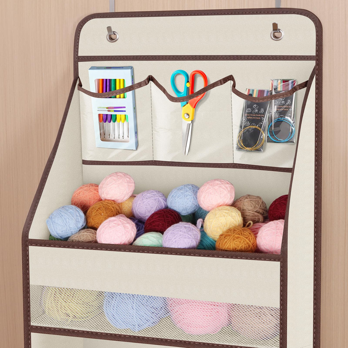 Fabric Over Door Hanging Organizer for Baby Nursery