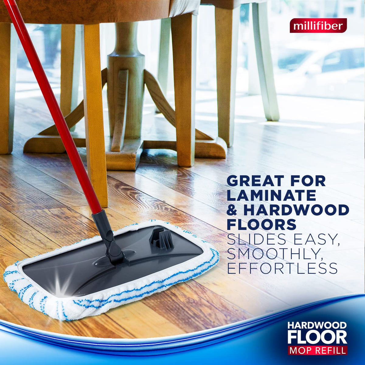 Microfiber Mop Refills 15x8 Inches (3 Count)