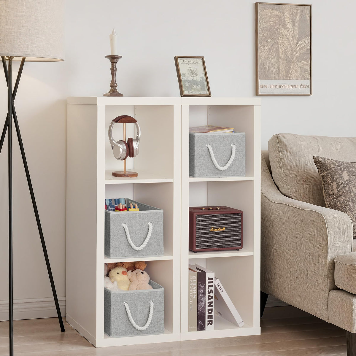 Storage Baskets for Shelves (3 Count)