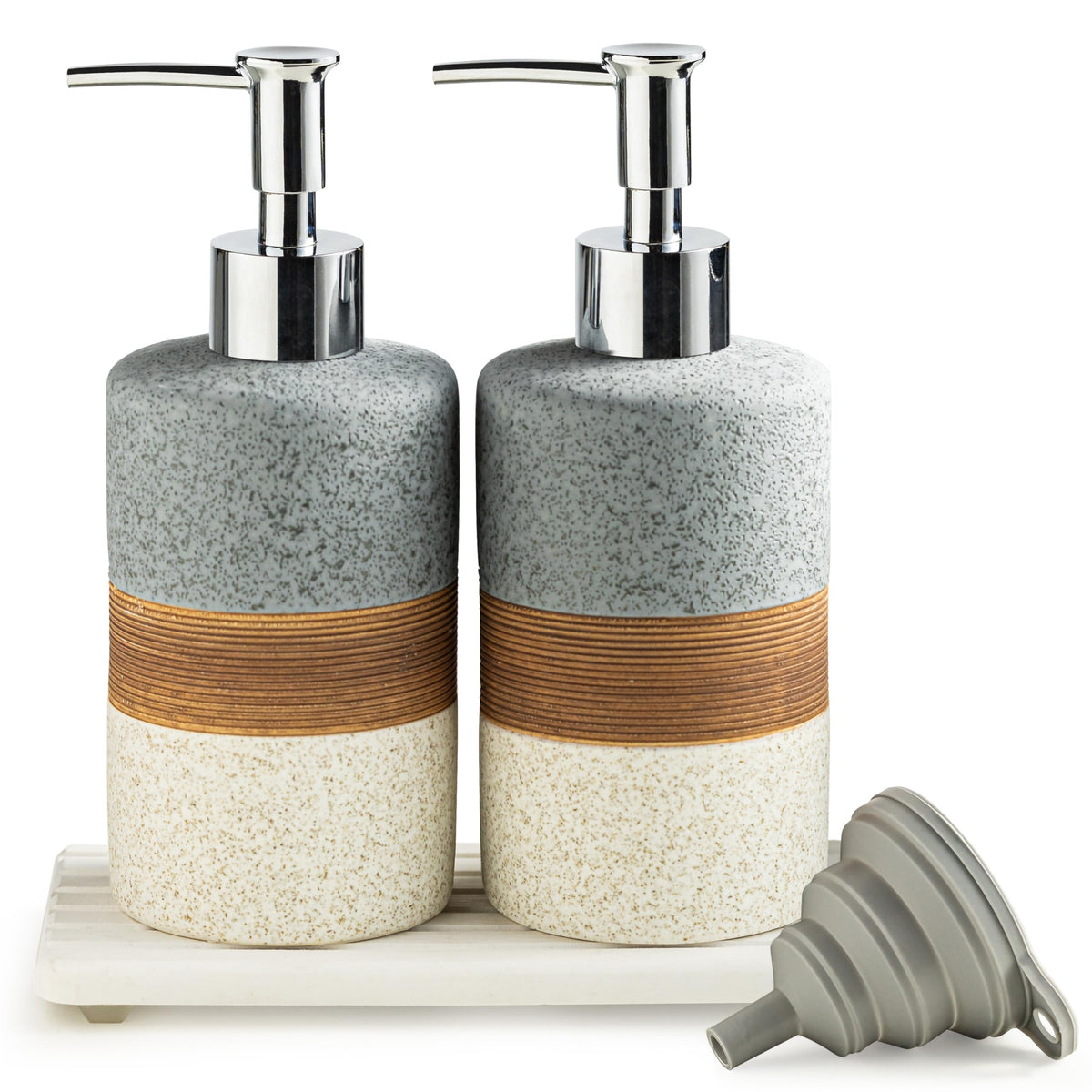 Ceramic Soap Dispenser Set of 2 (2 Count)