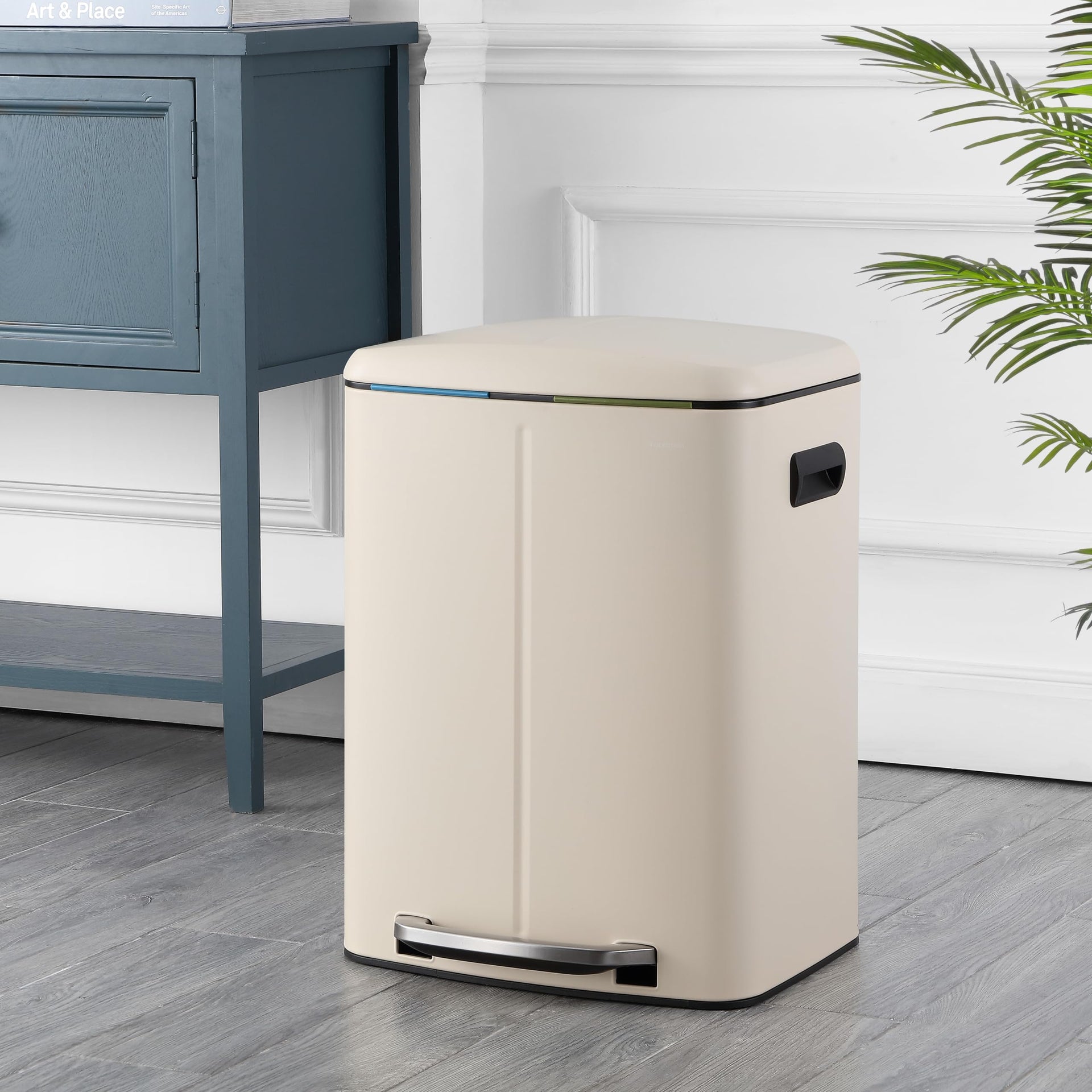 Marco 10.6 Gal Double Bucket Step Trash Can