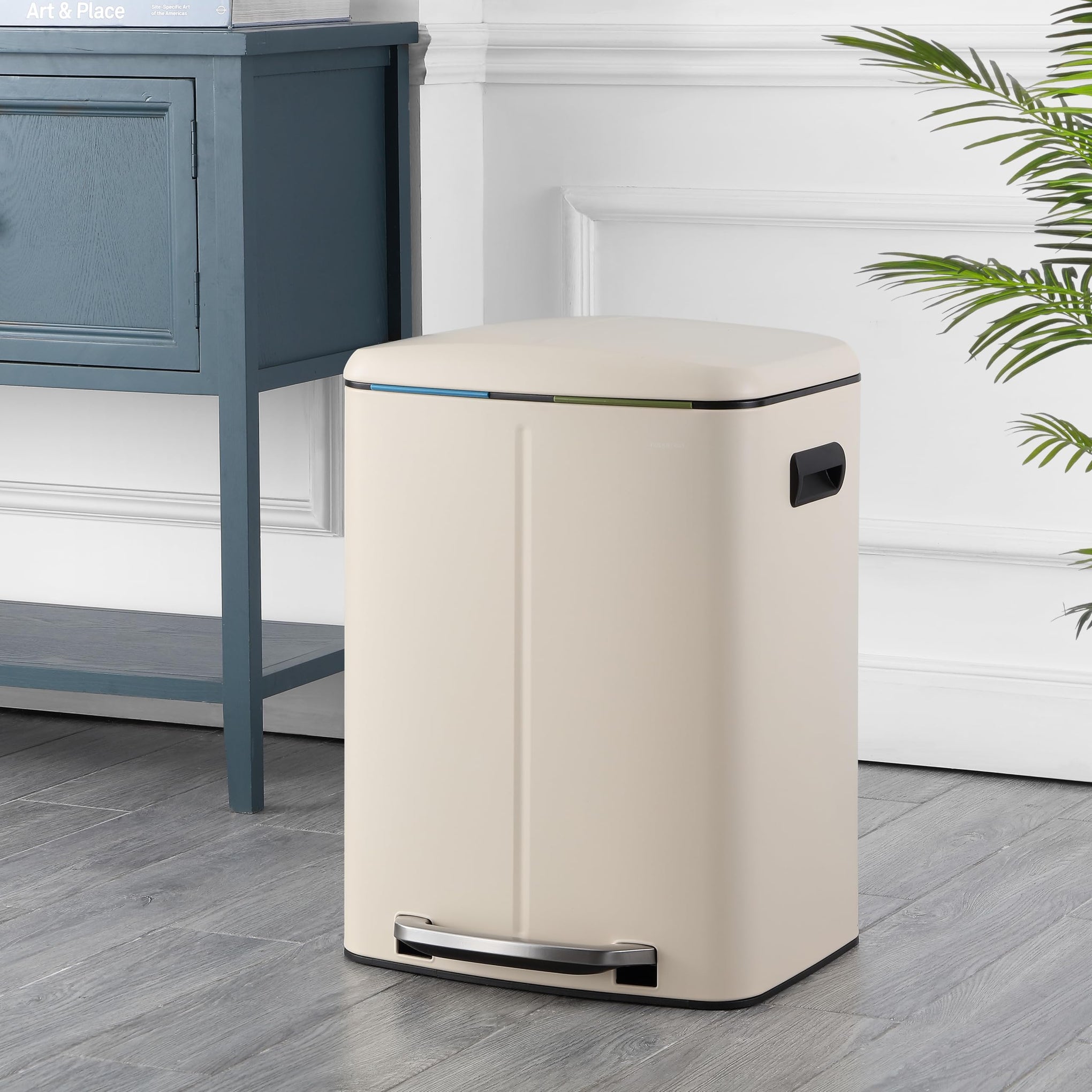 Marco 10.6 Gal Double Bucket Step Trash Can
