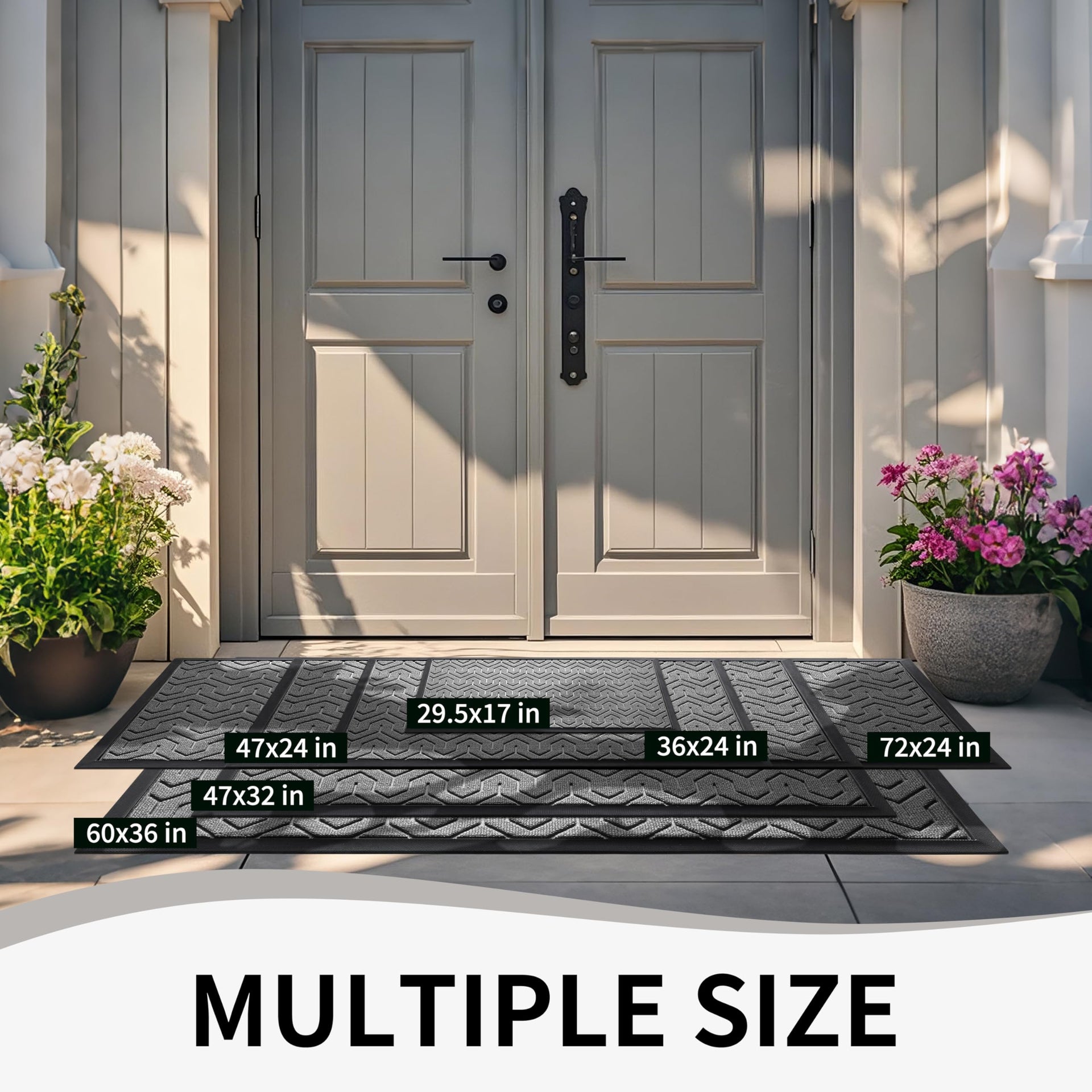 Front Door Mat Outside Entrance 29.5x17