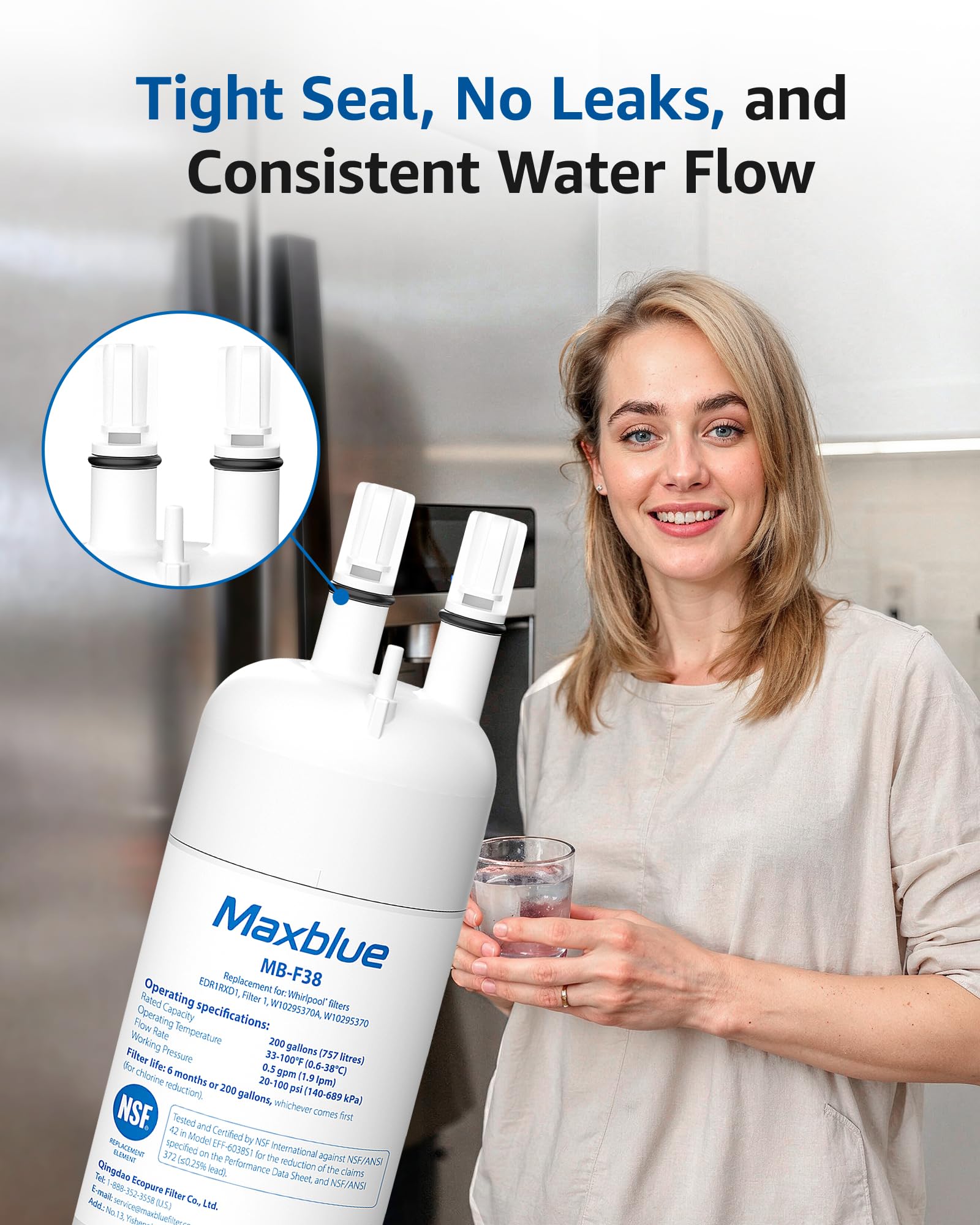 W10295370A Refrigerator Water Filter (3 Count)