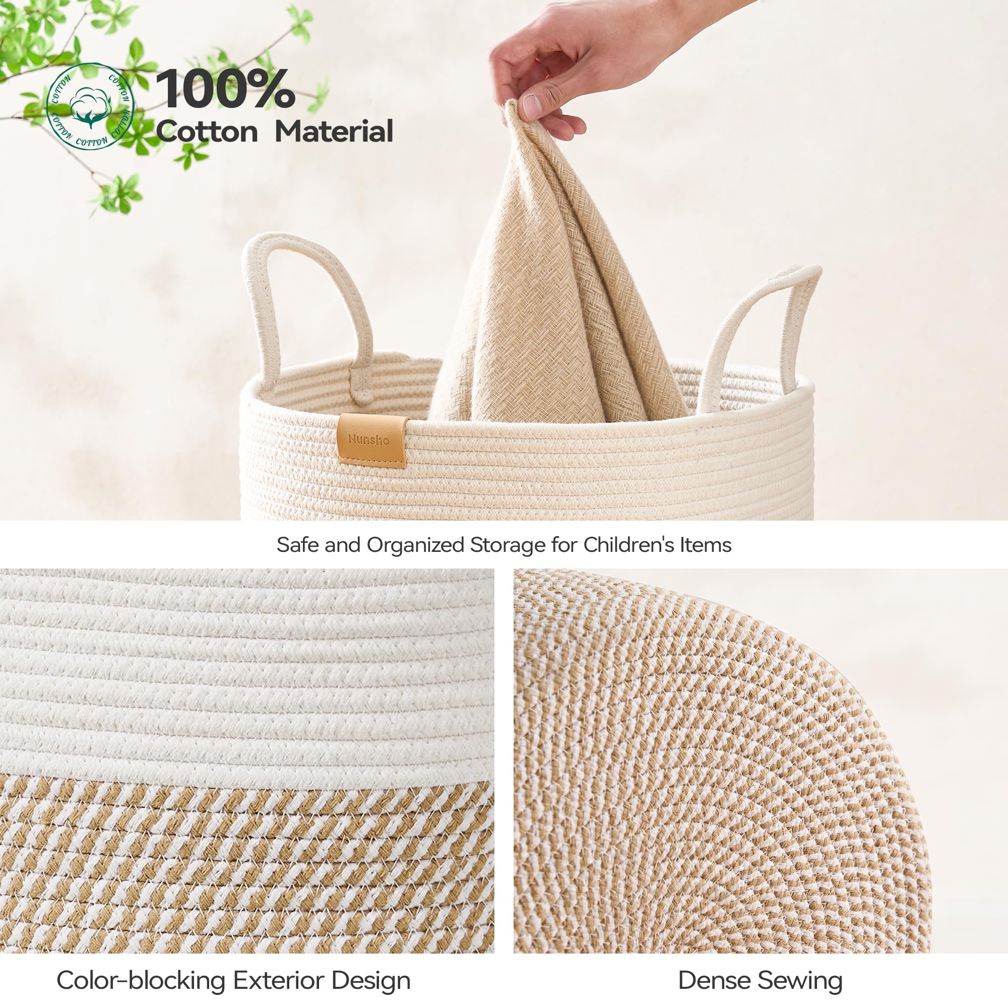 80L Laundry Hamper Basket