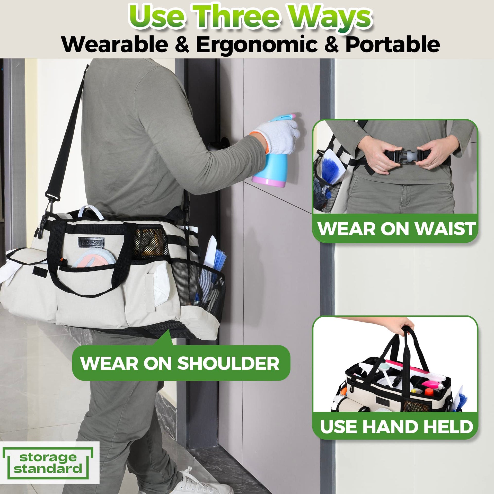 Cleaning Caddy Organizer with Handle