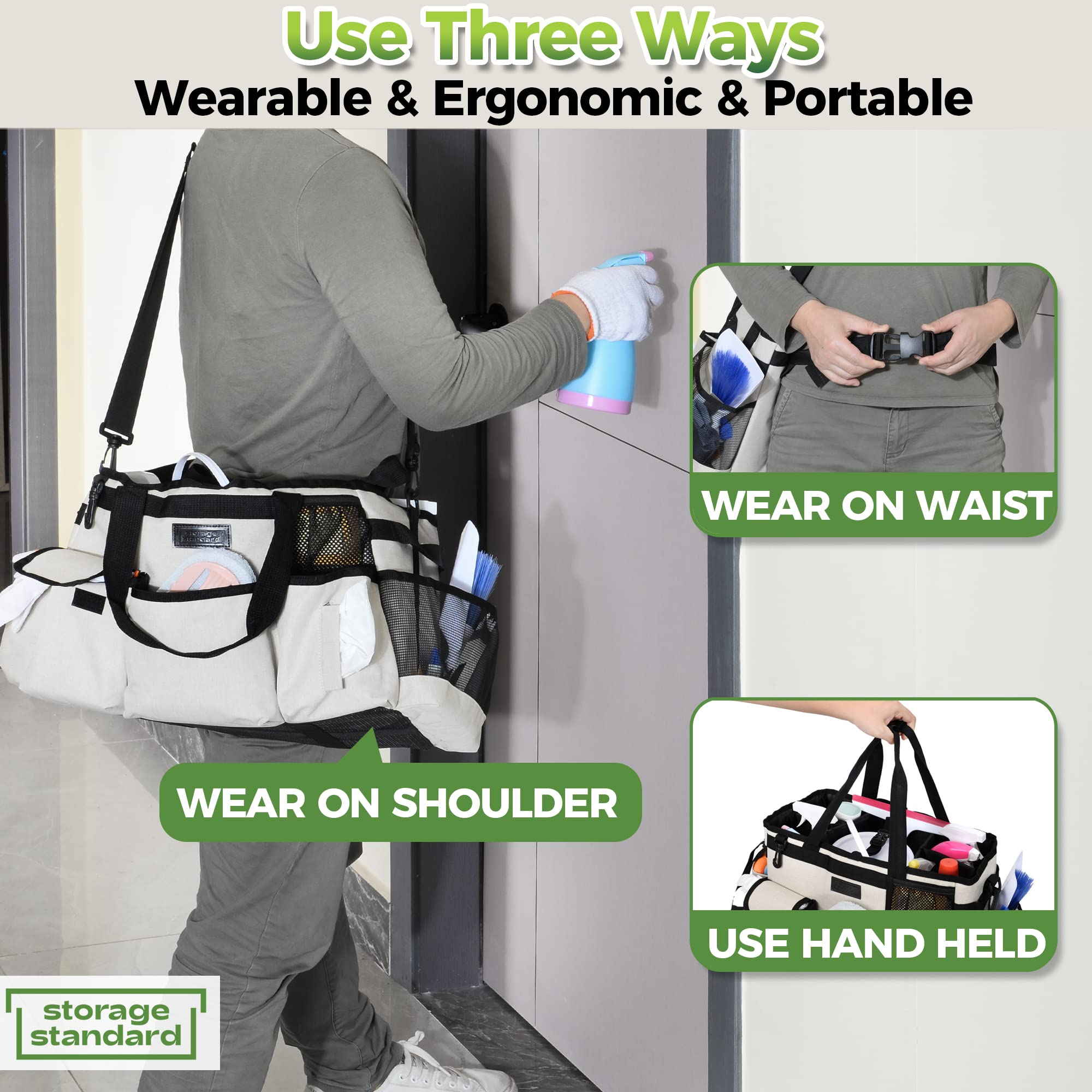 Cleaning Caddy Organizer with Handle