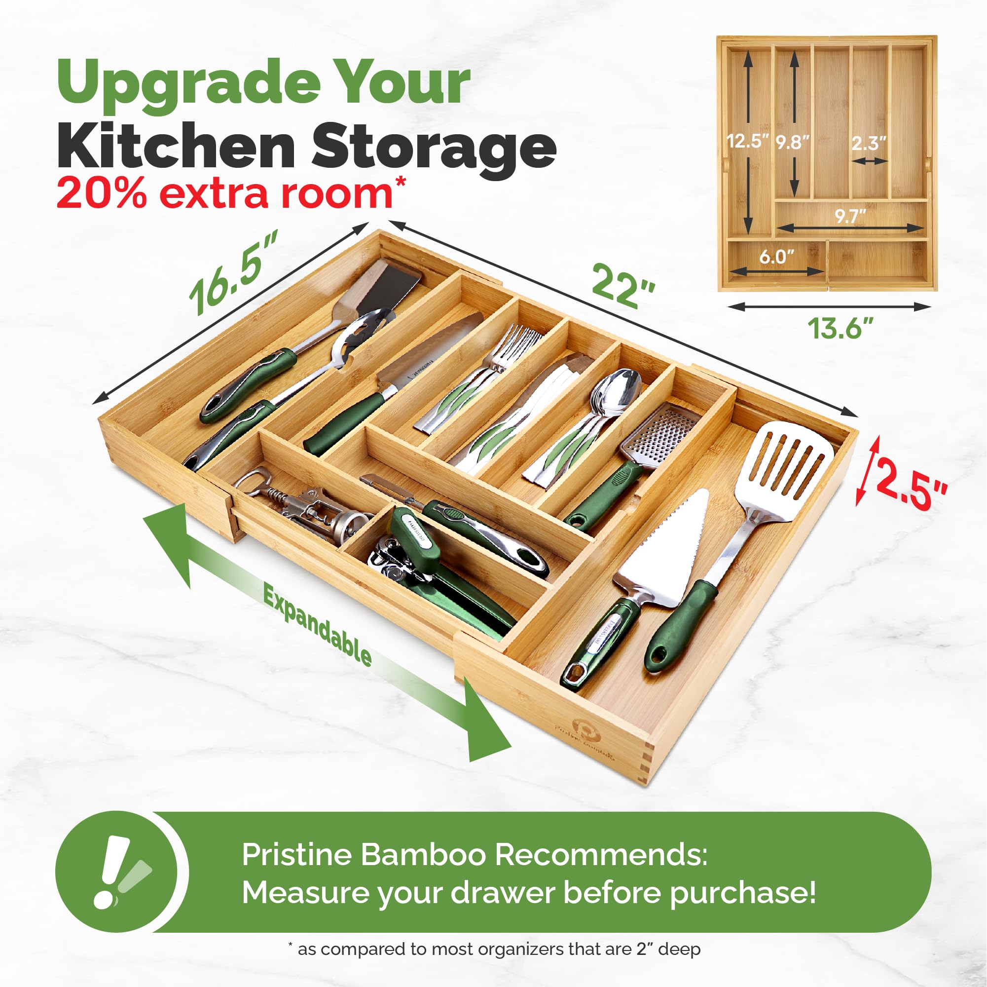 Silverware Organizer (35.274 Ounce)