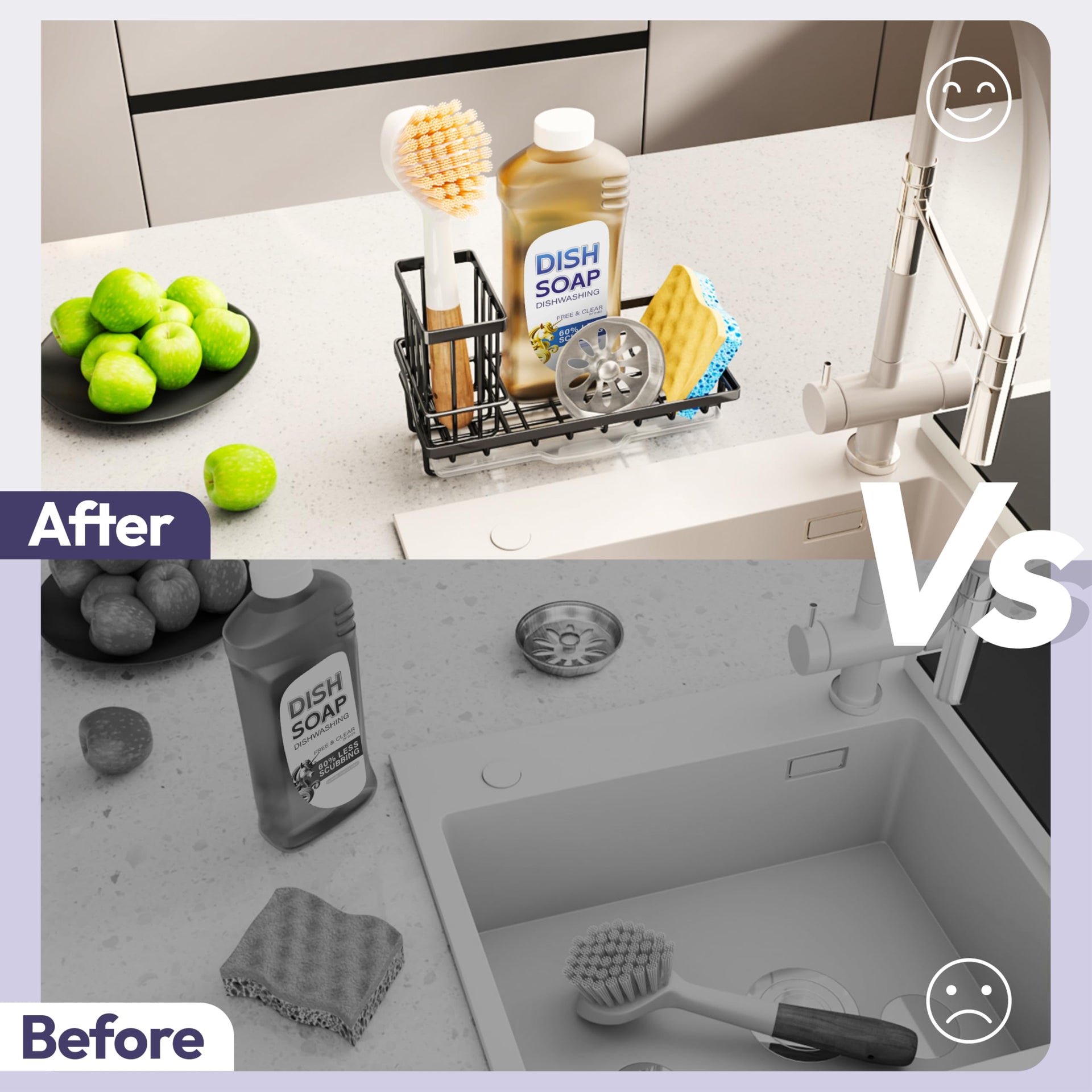 Sink Caddy Sponge Holder