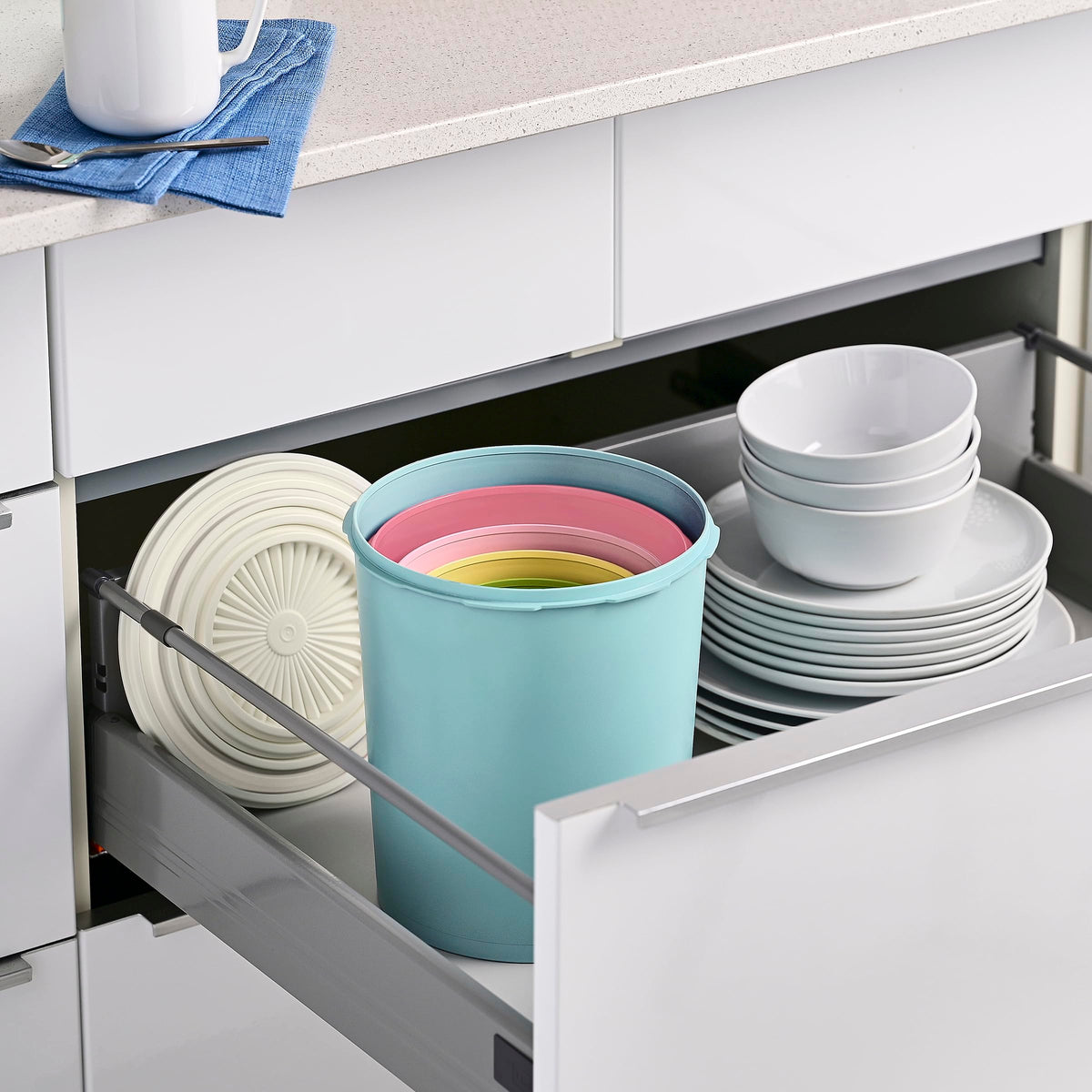 Heritage 10 Piece Pastel Tall Canister Set