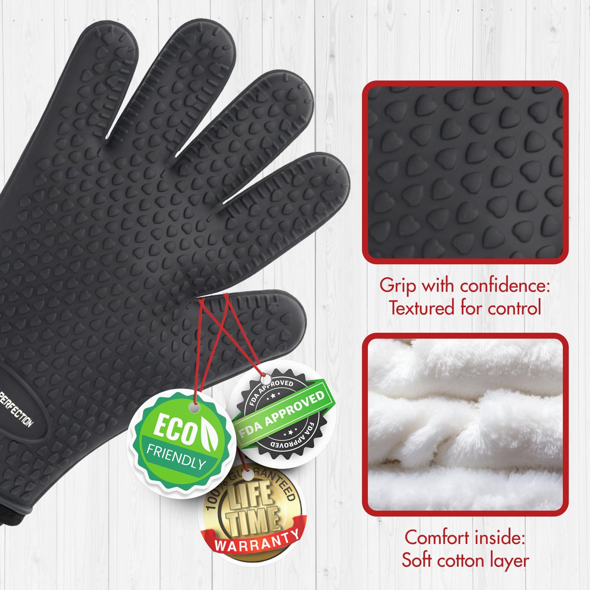 XL Silicone Griddle Gloves