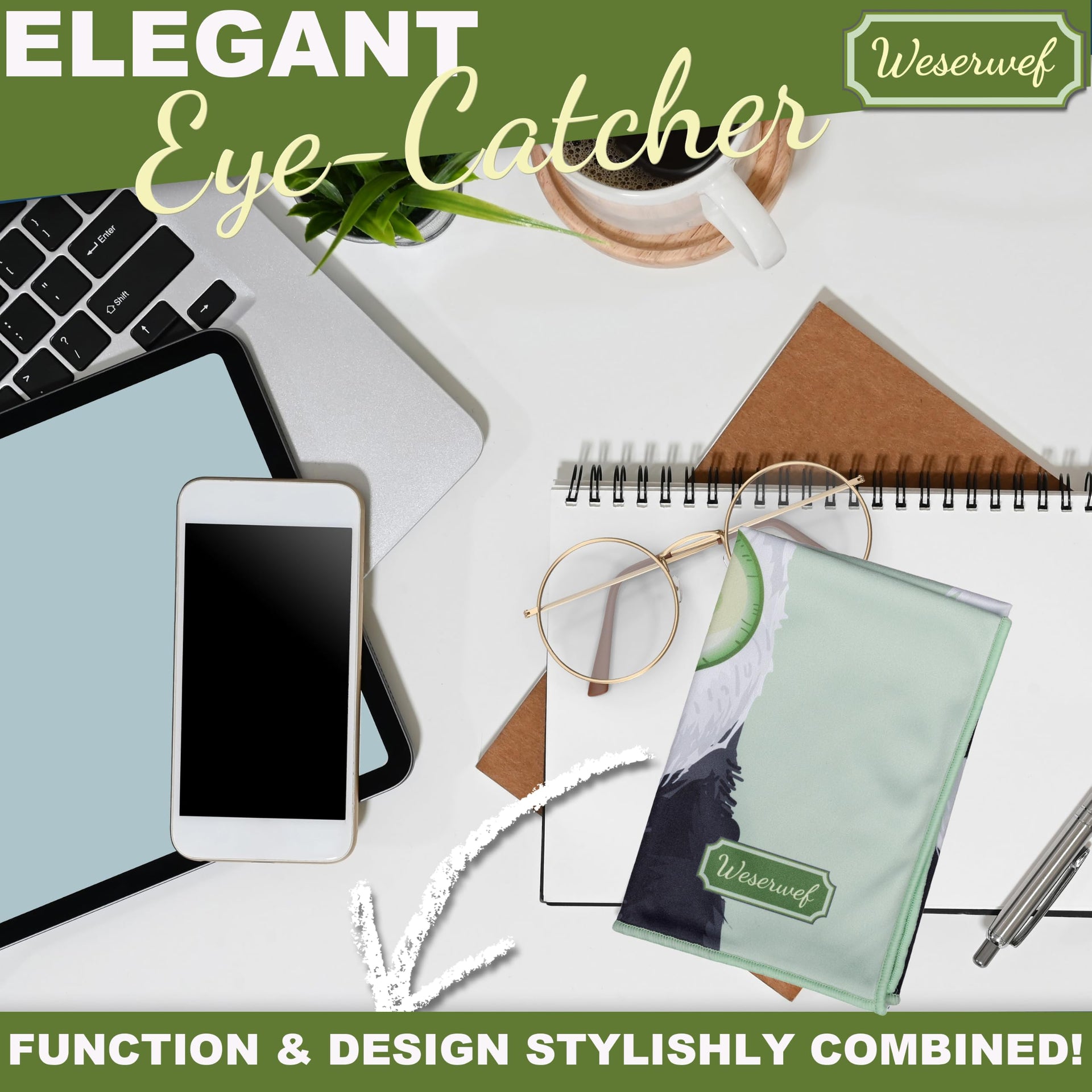 Design Microfiber Glasses Cleaning Cloth