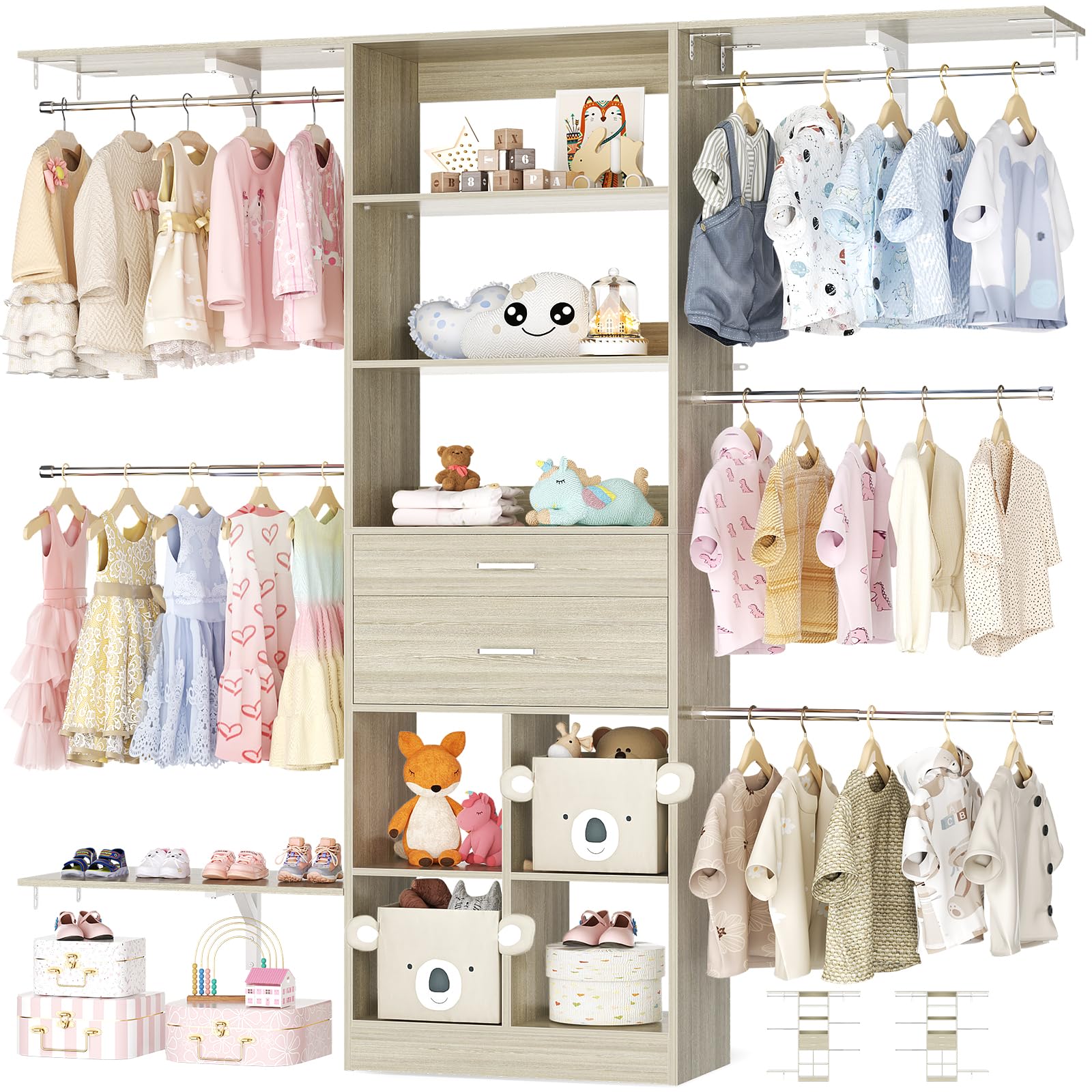 5FT Small Closet System (5 Foot)