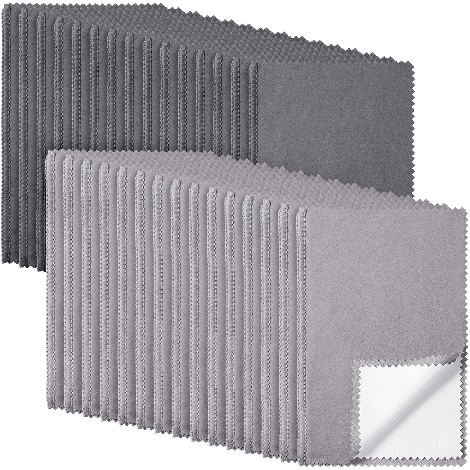 30 Pcs Silver Jewelry Polishing Cloths 6 x 8 inches Jewelry Cleaning Cloth Sterling Polish Cloths for Jewelry
