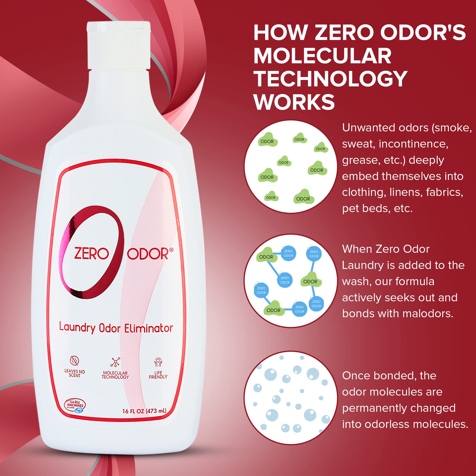 Laundry Odor Eliminator for Clothes (16 Fl Oz)