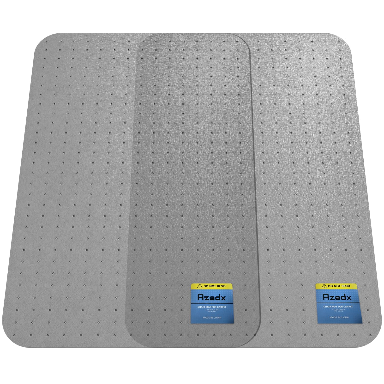 Heavy Duty Office Chair Mat for Carpet 32" x 48" Hard Material