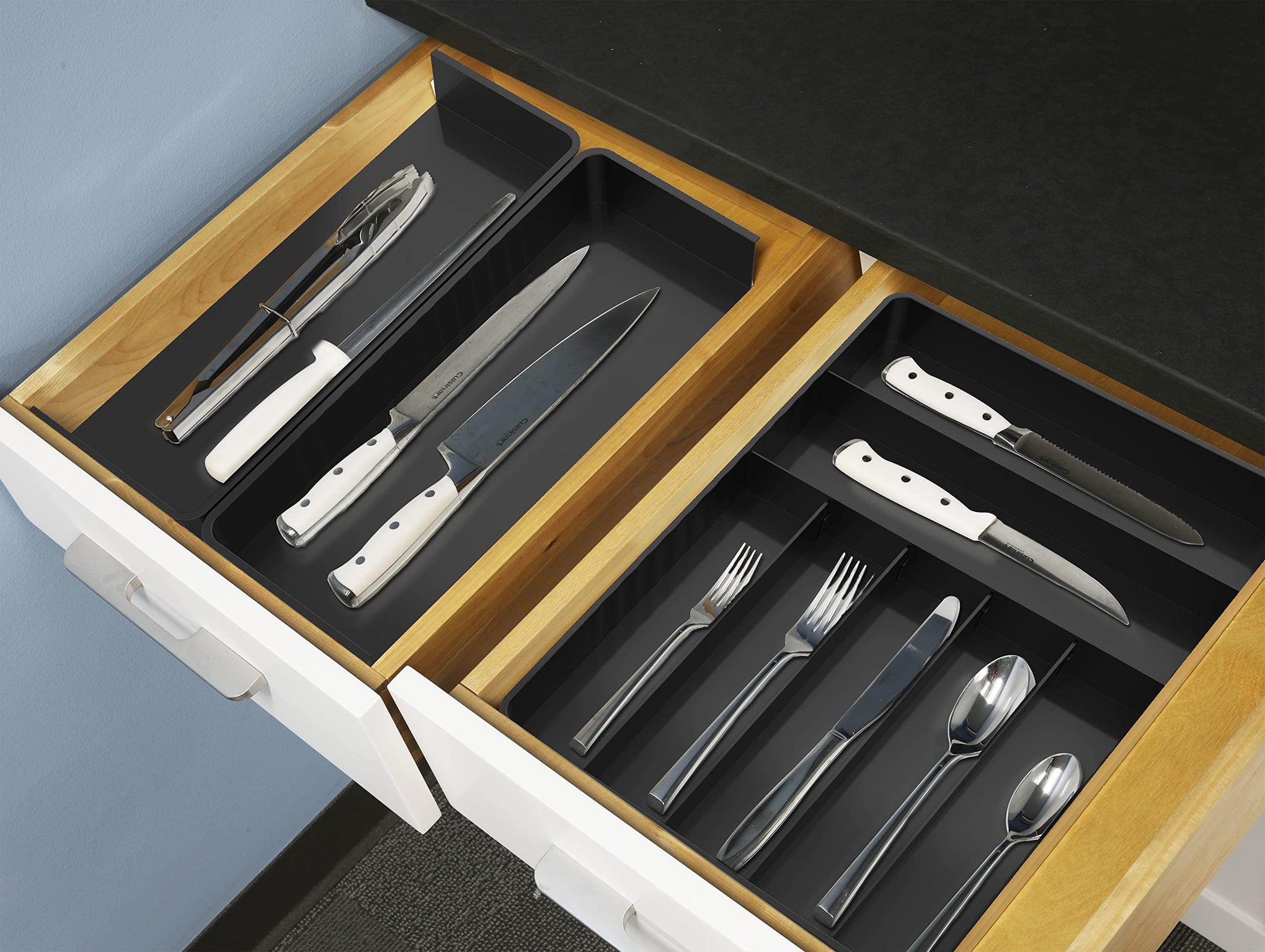 Expandable Kitchen Drawer Flatware Organizer