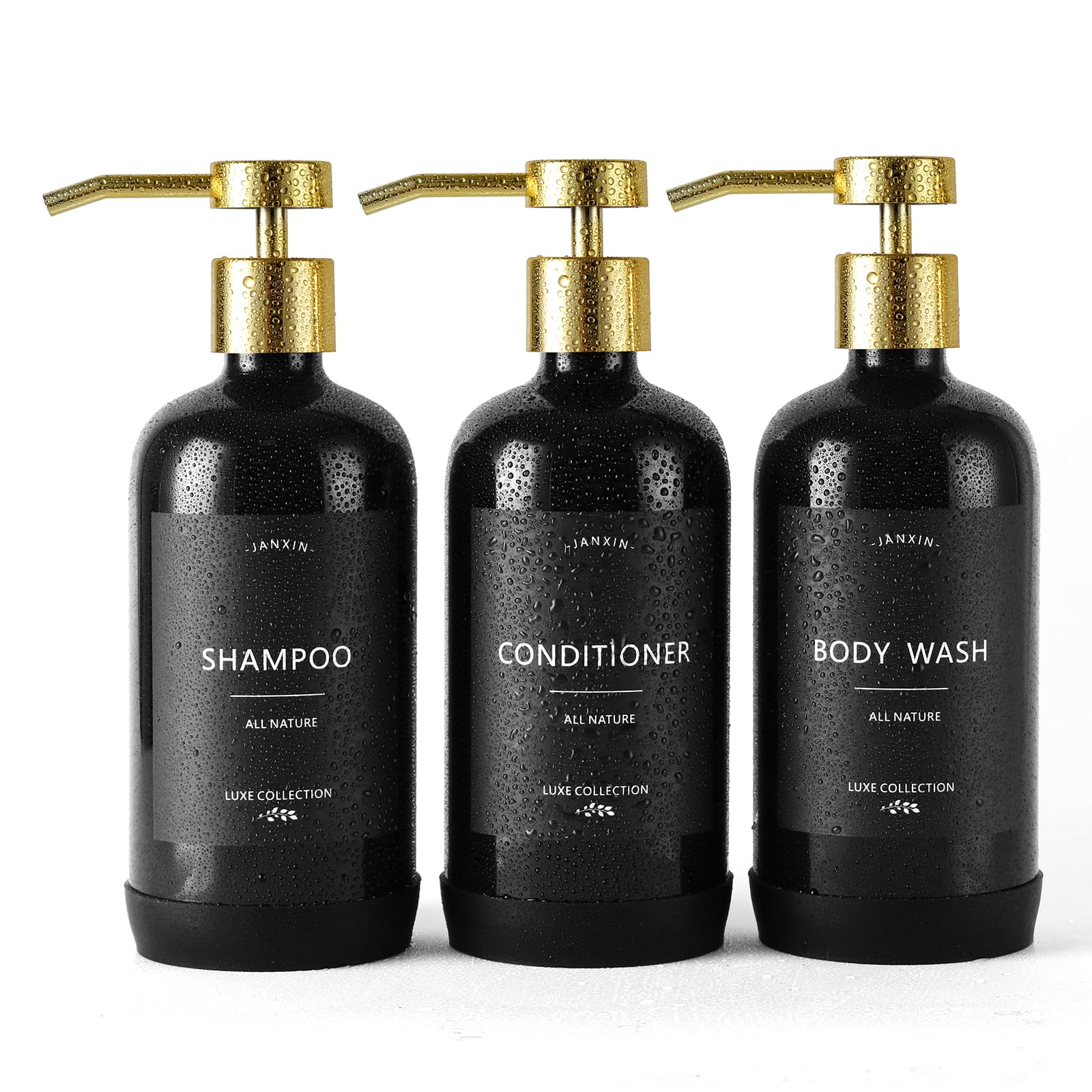 Shampoo and Conditioner Dispenser Set of 3 (3 Count)