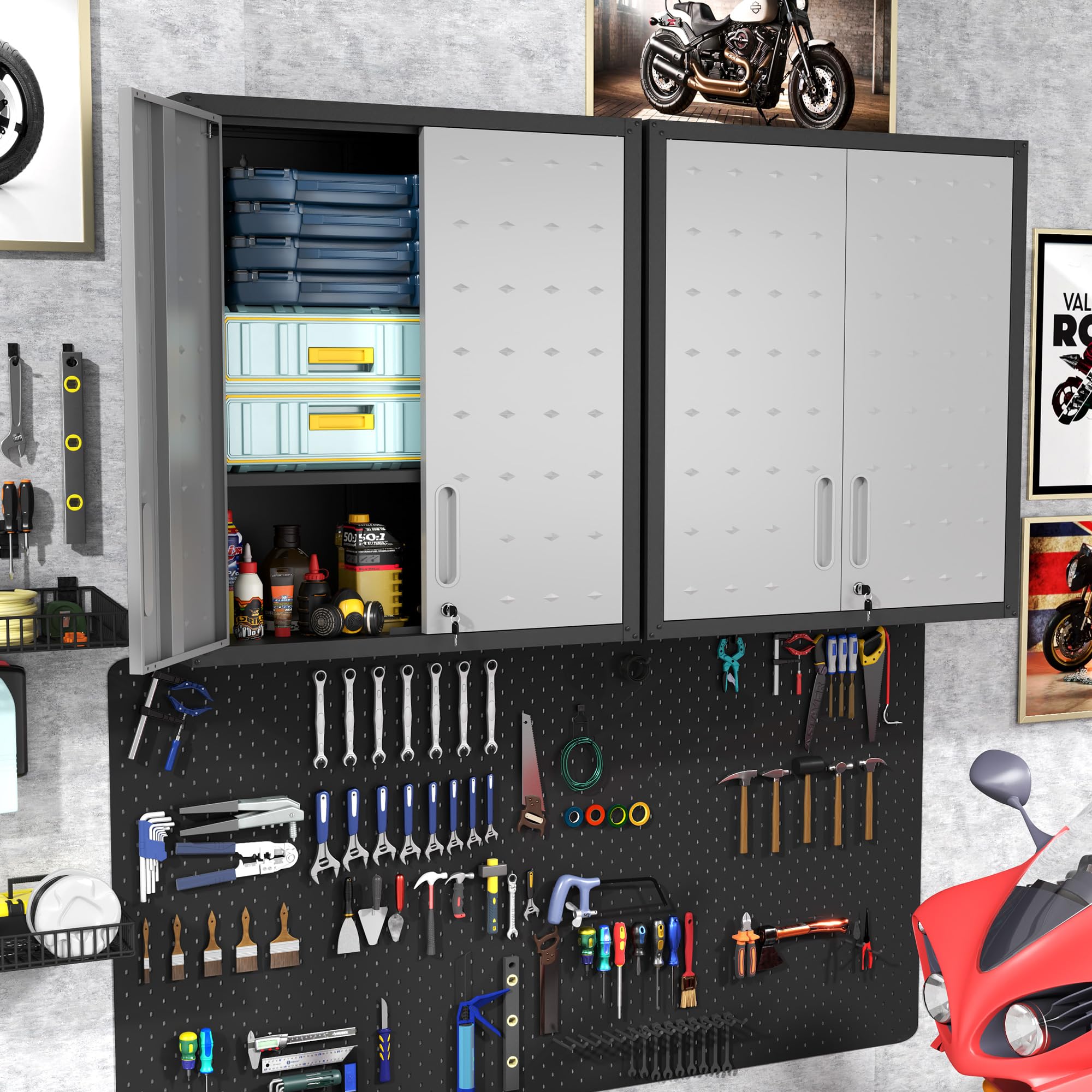 Metal Storage Cabinet for Garage