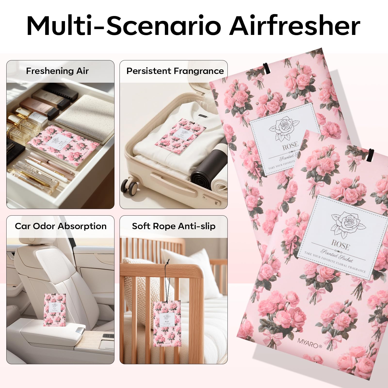 20Pcs Rose Scented Sachets (20 Count)