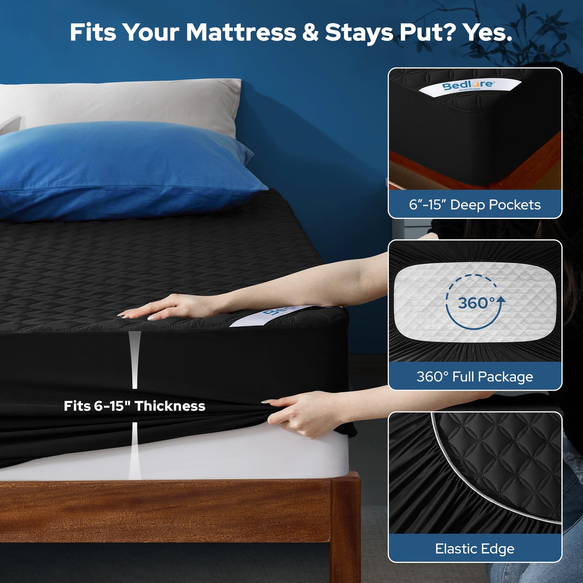 Waterproof Twin XL Mattress Protector