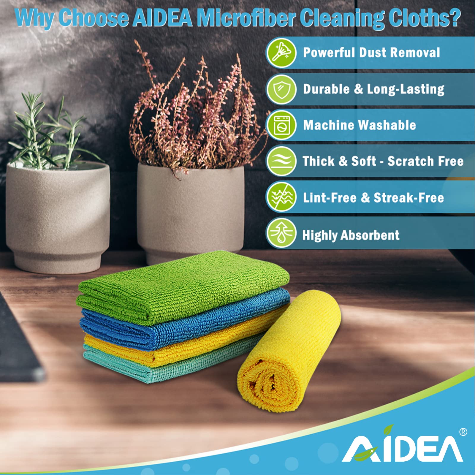 Microfiber Cleaning Cloth (800 Count)