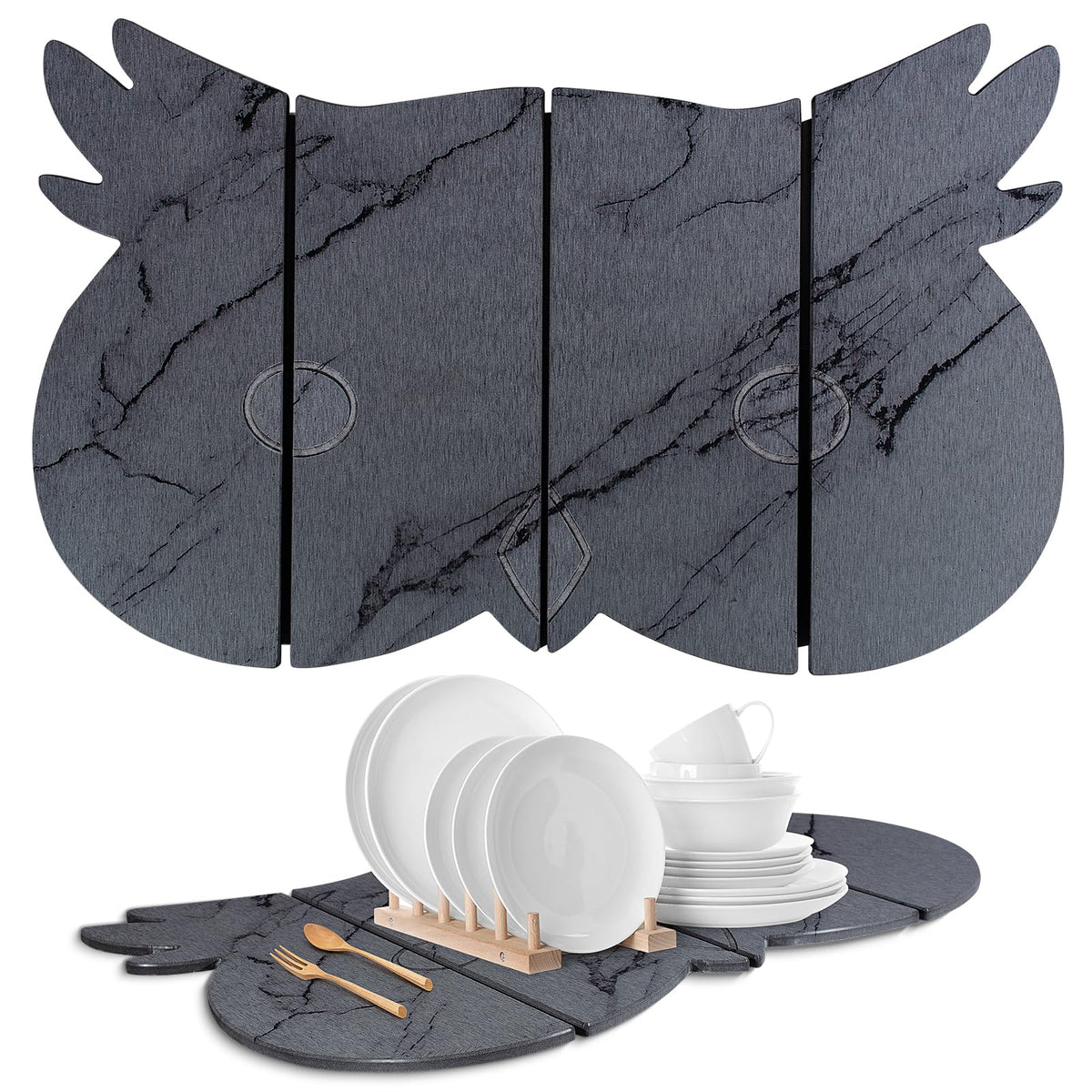 Large Stone Dish Drying Mat for Kitchen Counter