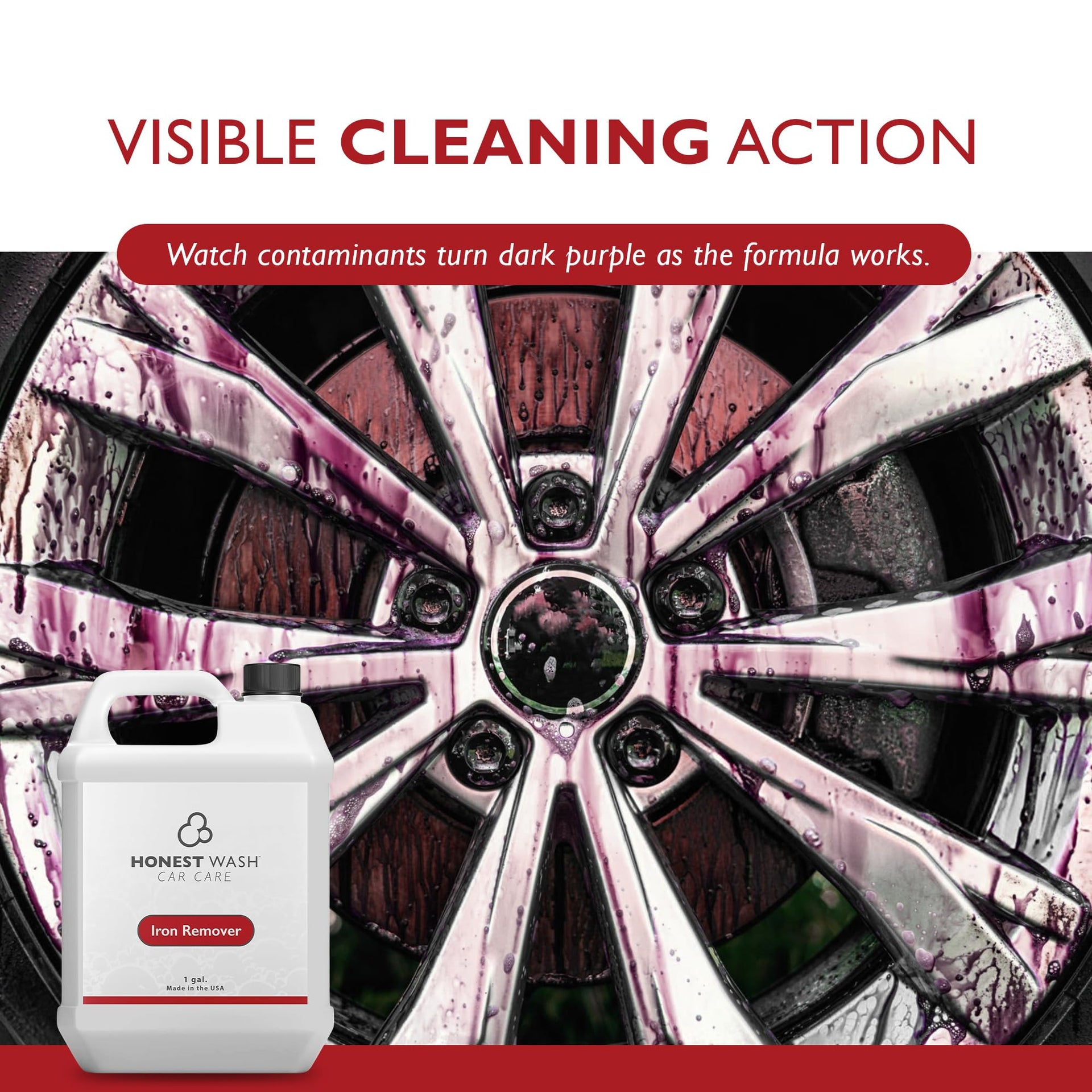 Honest Wash Iron Remover Car Detailing (128 Fl Oz)
