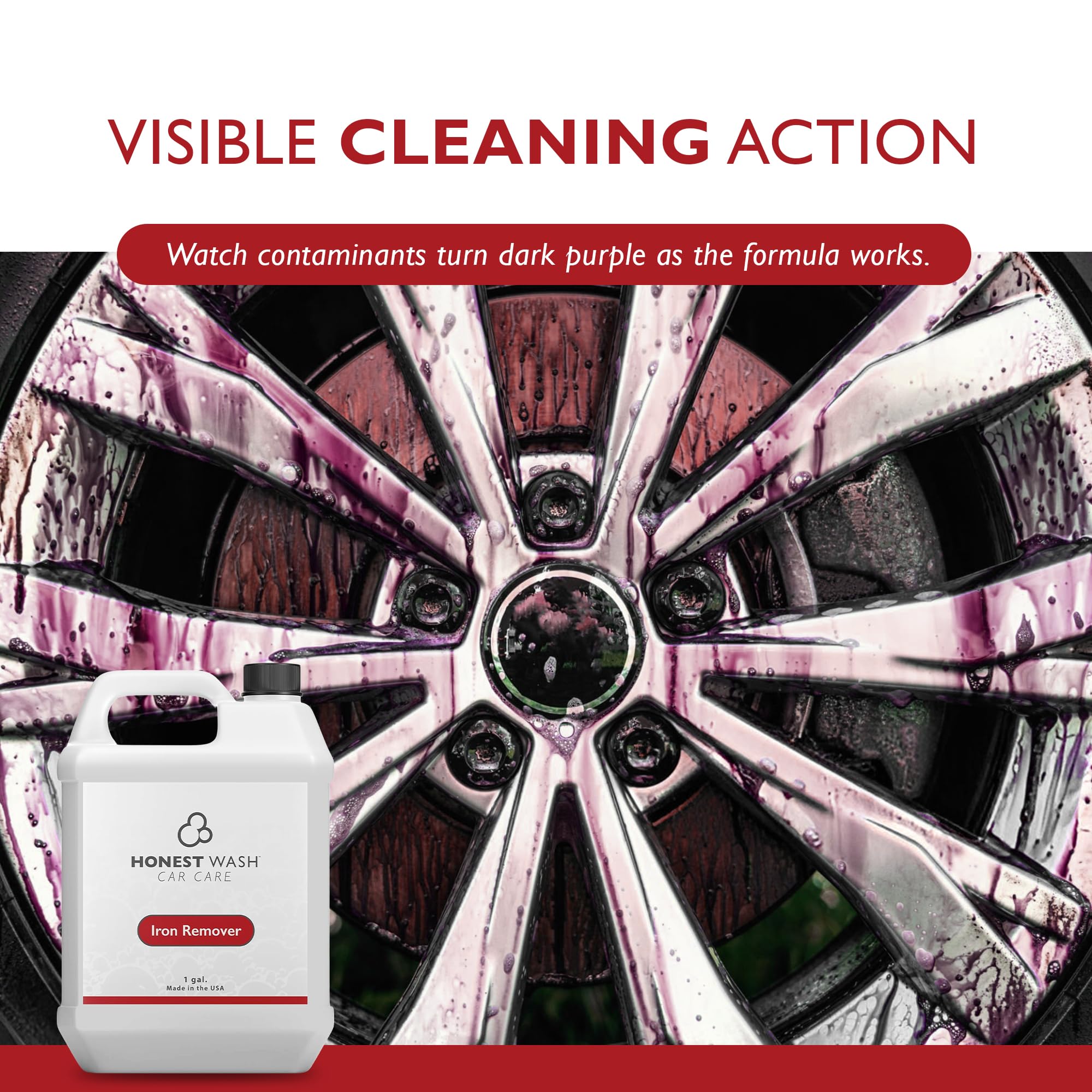 Honest Wash Iron Remover Car Detailing (128 Fl Oz)