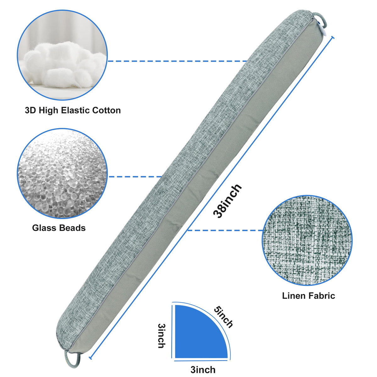 Weighted Door Draft Stopper