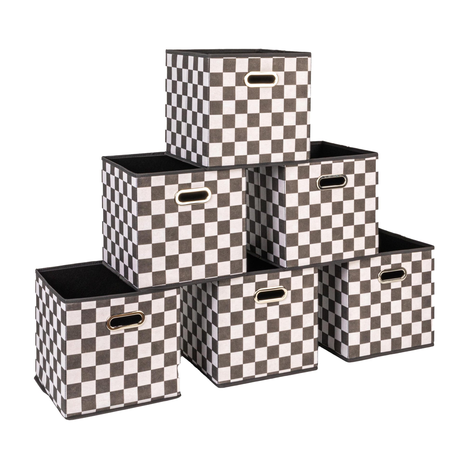 Fabric Storage Bins 6 Piece Set