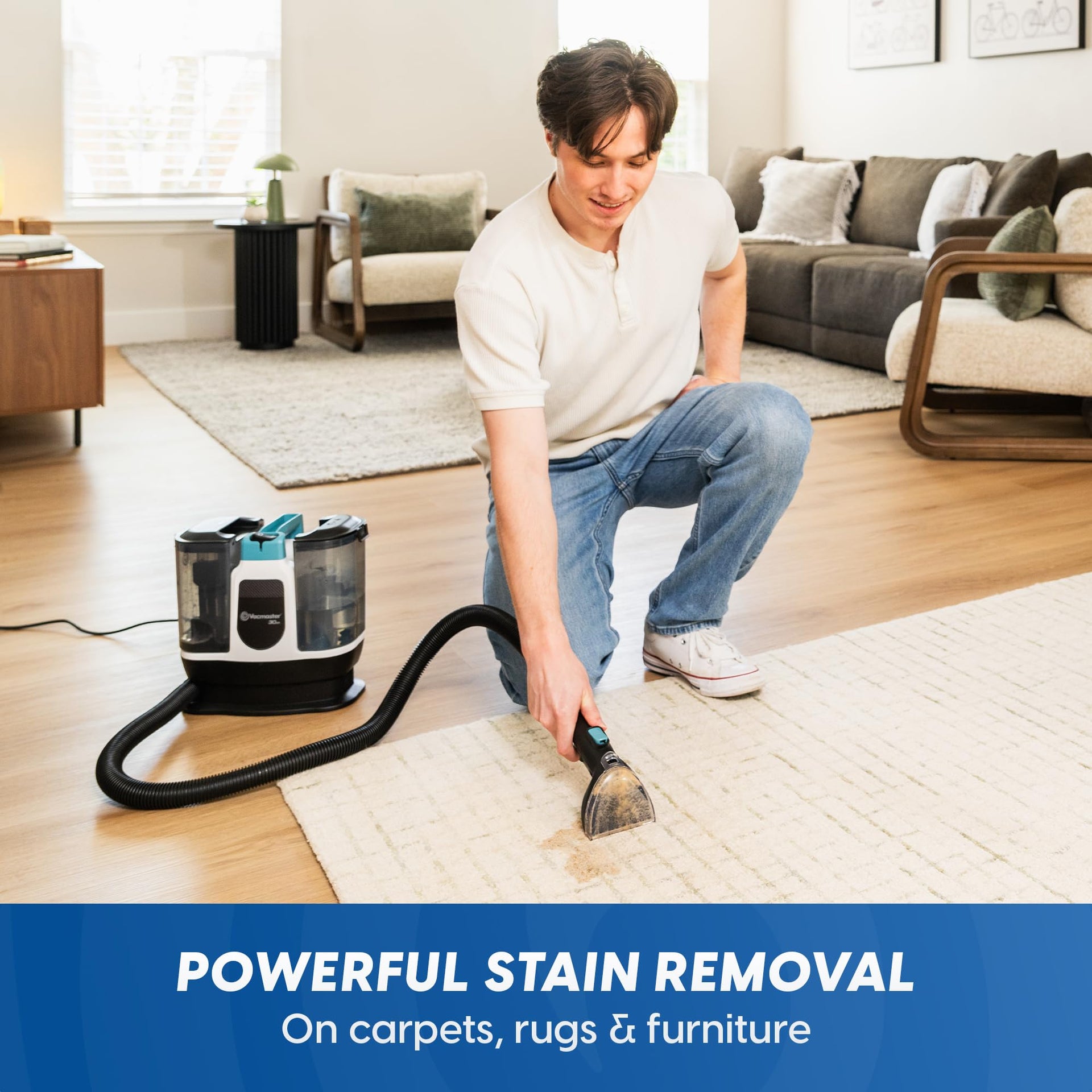30 Series Mini Portable Carpet & Upholstery Spot Cleaner Machine