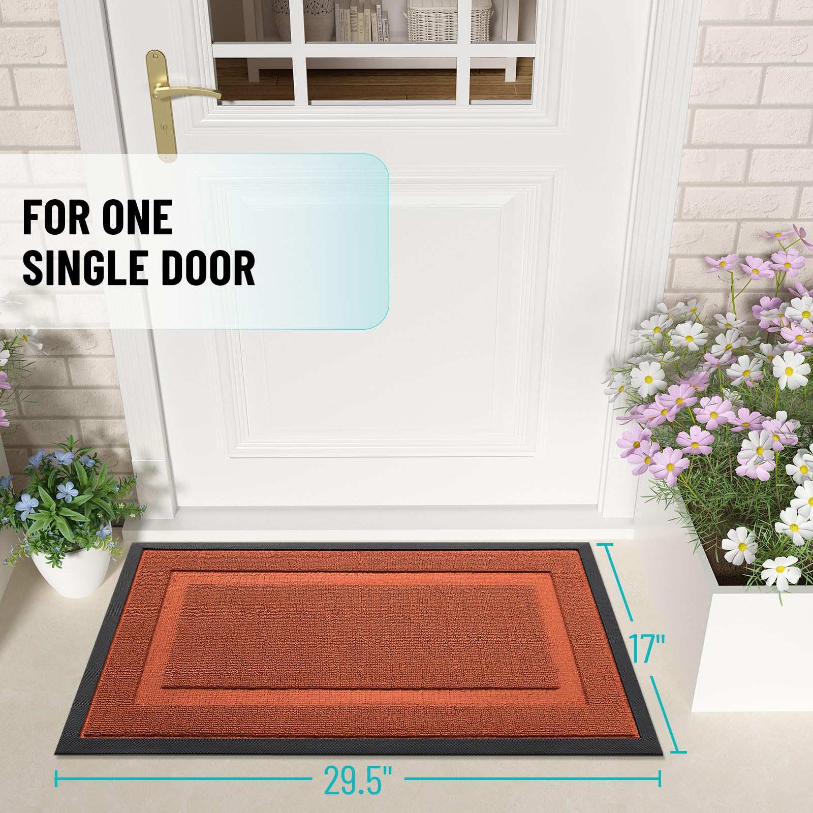 Front Door Mat Outside 29.5x17