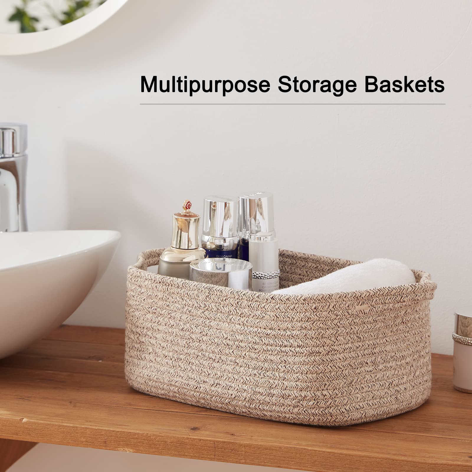 Cotton Rope Baskets (3 Count)