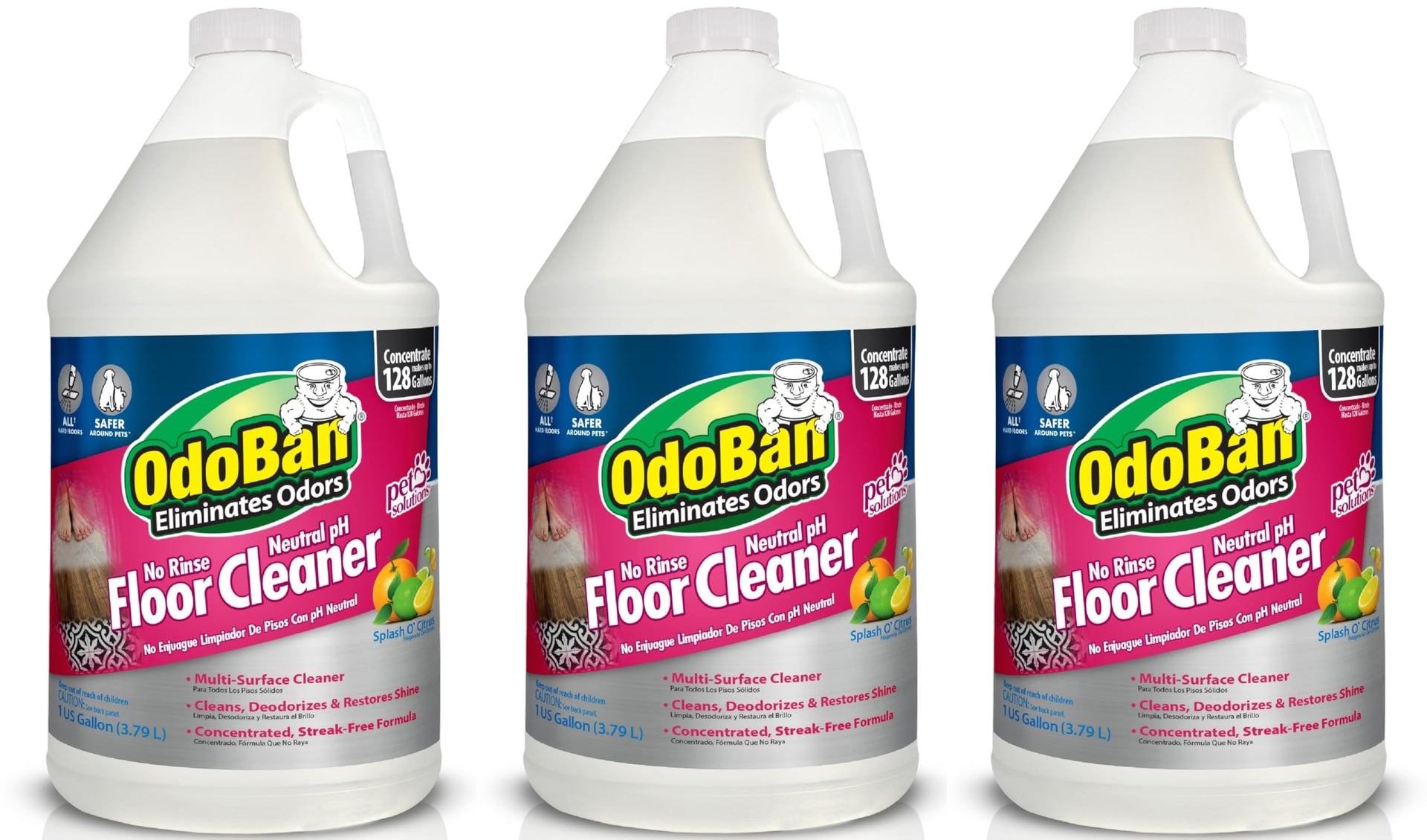 Pet Solutions No Rinse Neutral pH Floor Cleaner Concentrate (384 Fl Oz)