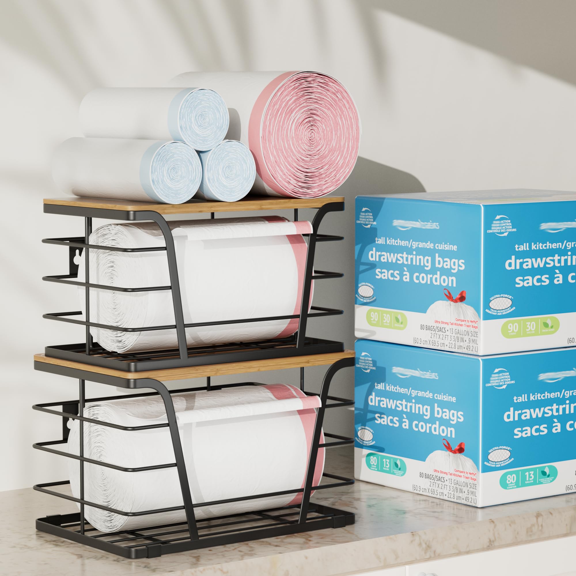 2 Pack Extra Large Pantry Storage Organizers