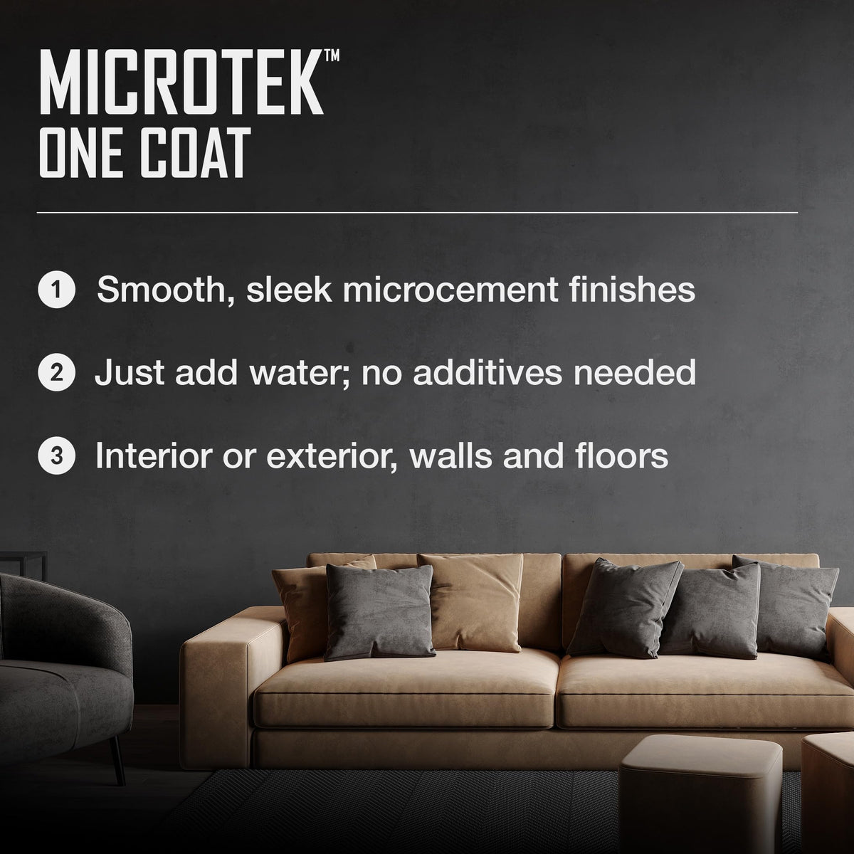 MicroTek One Coat Microcement Overlay